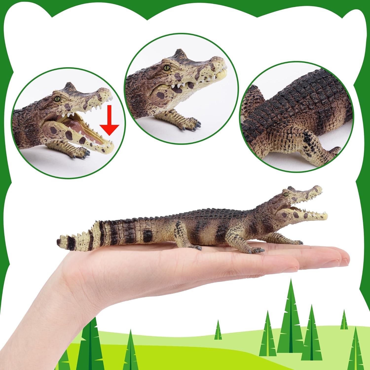 Juego de Figuras de Animales Reptiles TOYMANY 12 PCS
