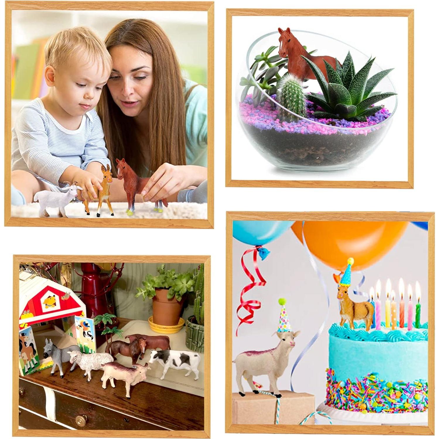 Figuras de Animales de Granja Shantou 8 Piezas 12,7 cm