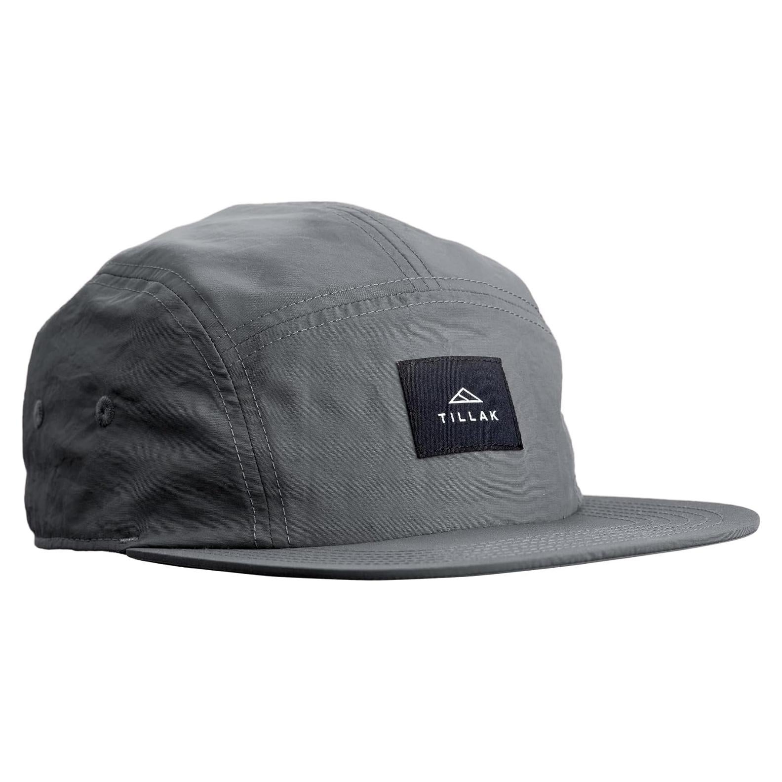 Gorra de Campamento Wallowa 5 Paneles Nylon Gris Basalto