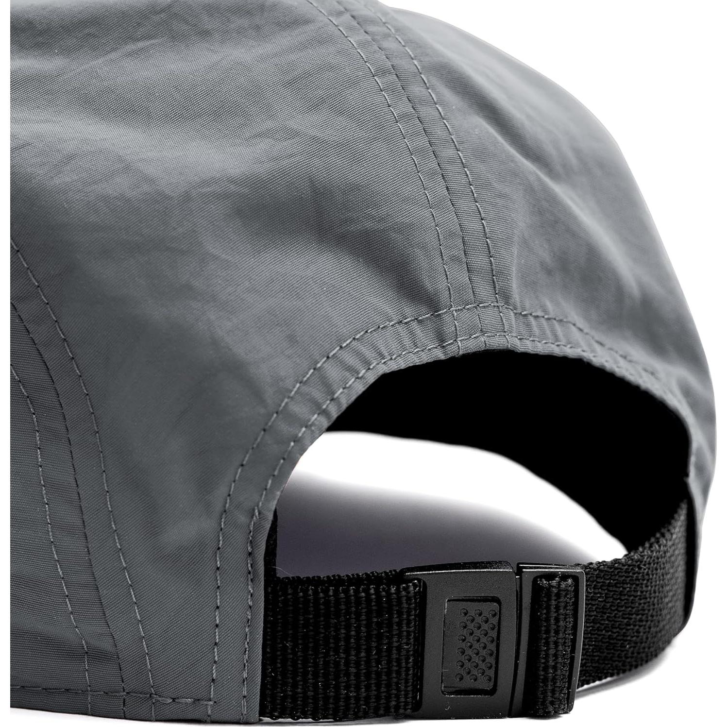 Gorra de Campamento Wallowa 5 Paneles Nylon Gris Basalto