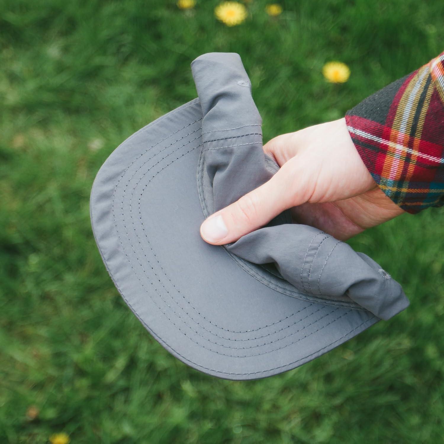 Gorra de Campamento Wallowa 5 Paneles Nylon Gris Basalto