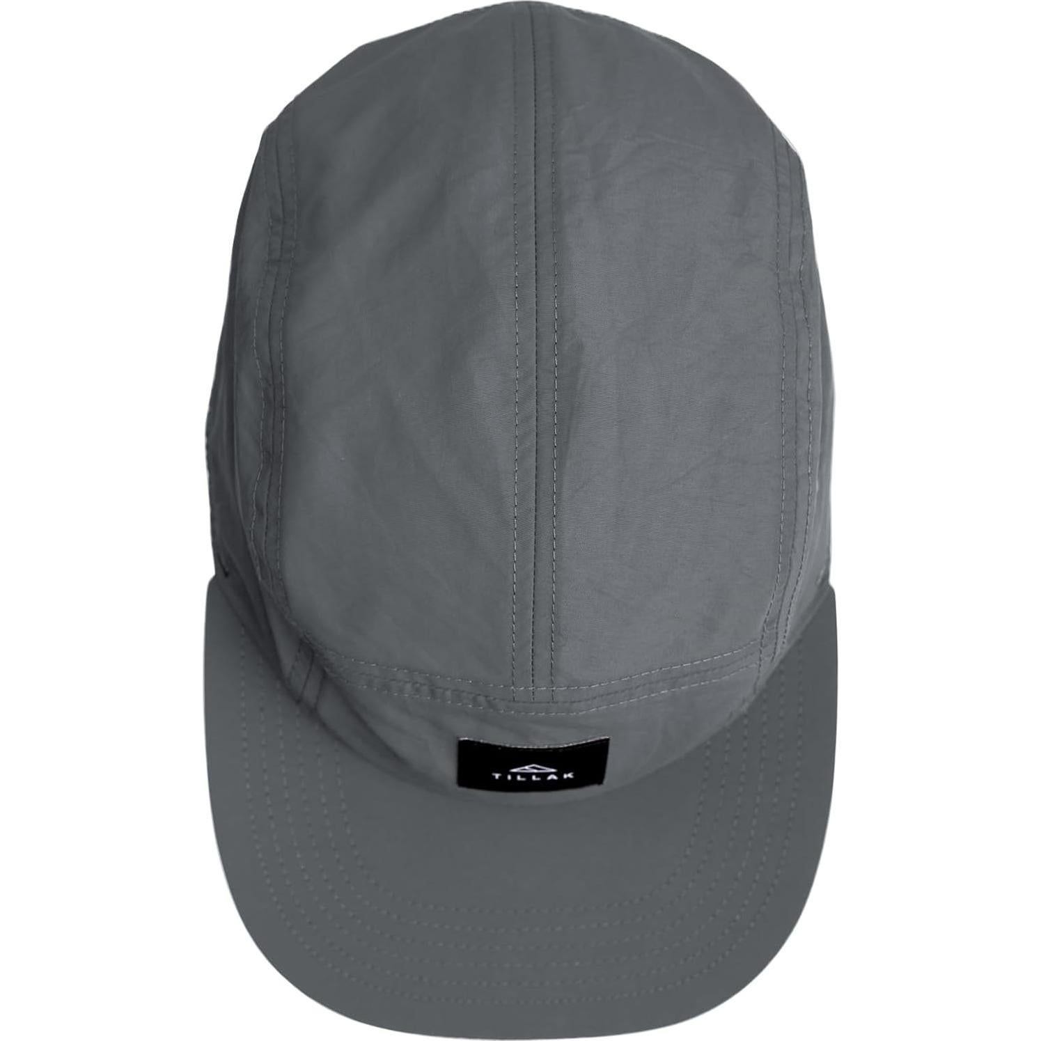 Gorra de Campamento Wallowa 5 Paneles Nylon Gris Basalto