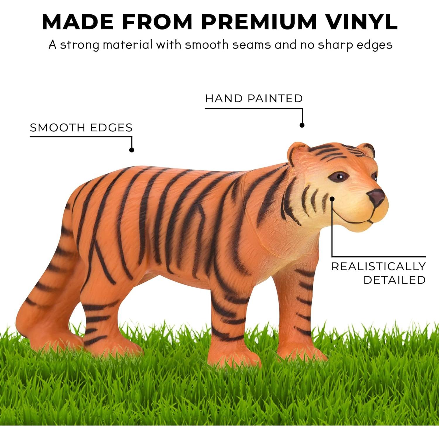 Juego de 8 Figuras Jumbo de Animales Safari Learning Minds