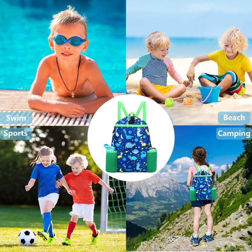 Mochila con Cuerda Dinosaurio Espacial Azul RHCPFOVR 38x46cm