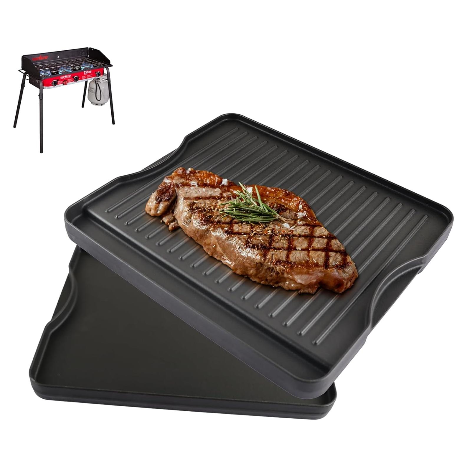 Plancha de Hierro Fundido DcYourHome 40.6x35.6 cm para Camp Chef