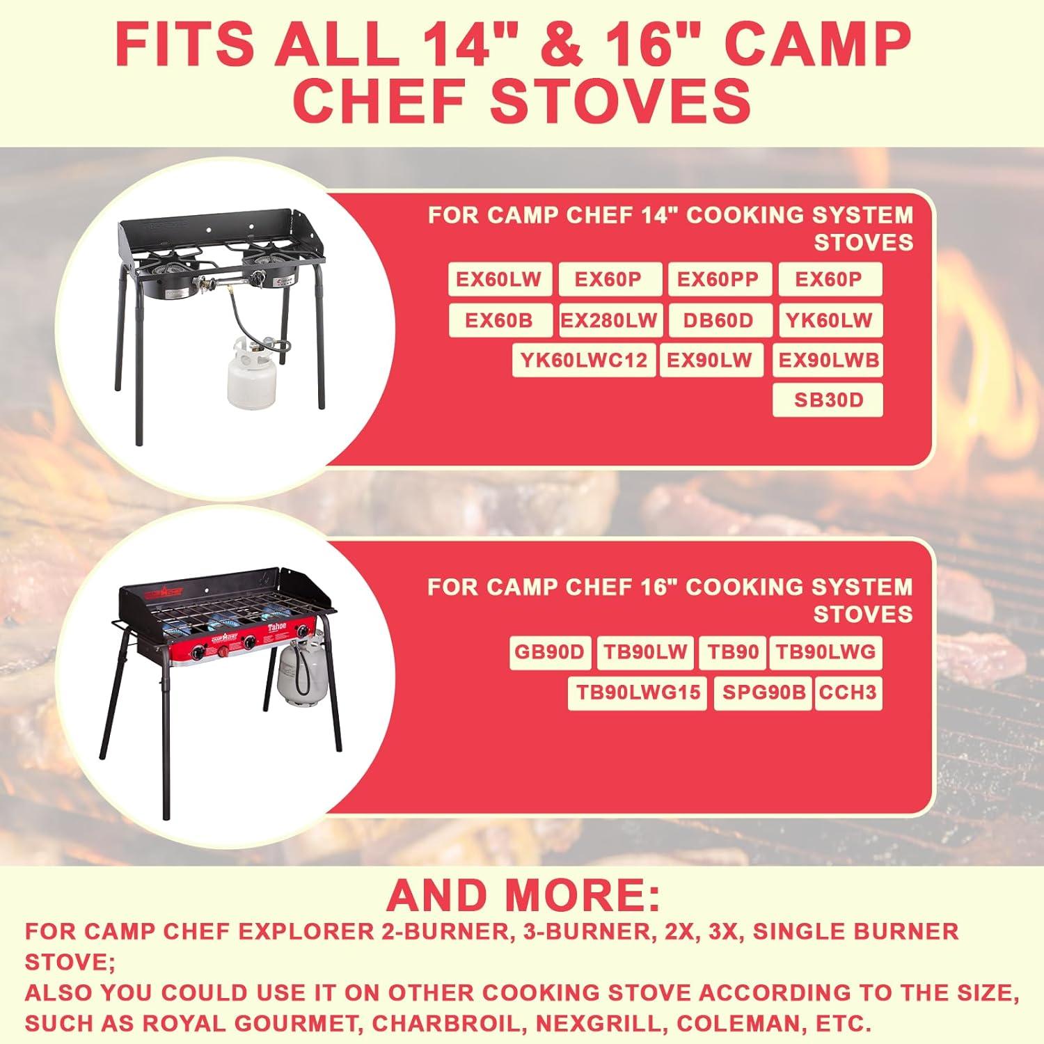 Plancha de Hierro Fundido DcYourHome 40.6x35.6 cm para Camp Chef