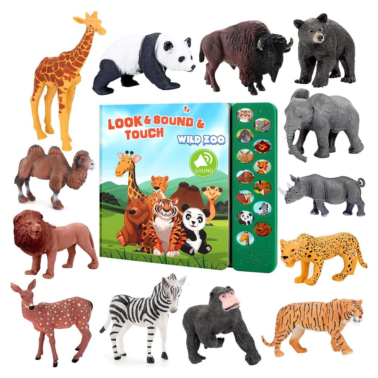 Figuras de Animales de Safari Tudoccy - 13 Piezas Educativas