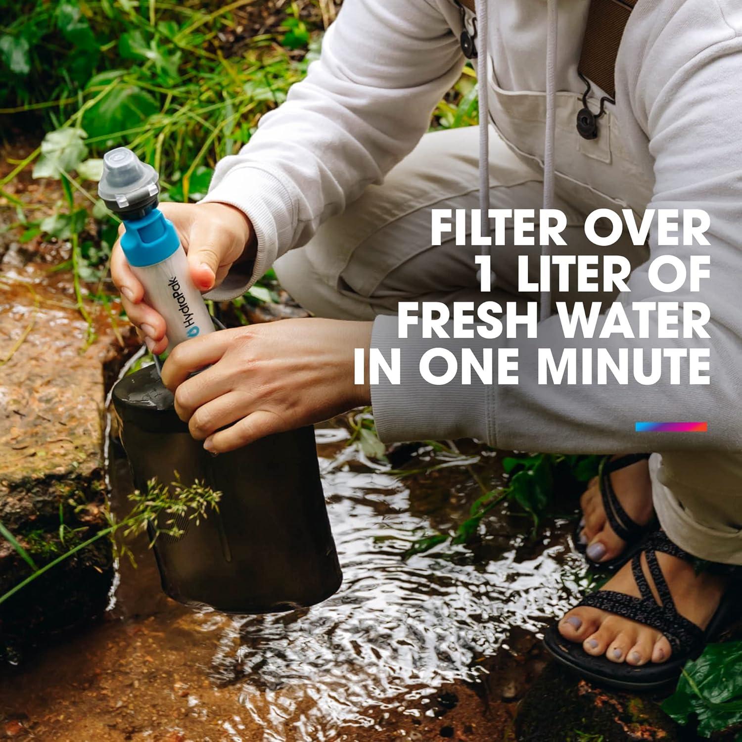 Kit de Filtración de Agua HydraPak + Botella Flux 1.5L