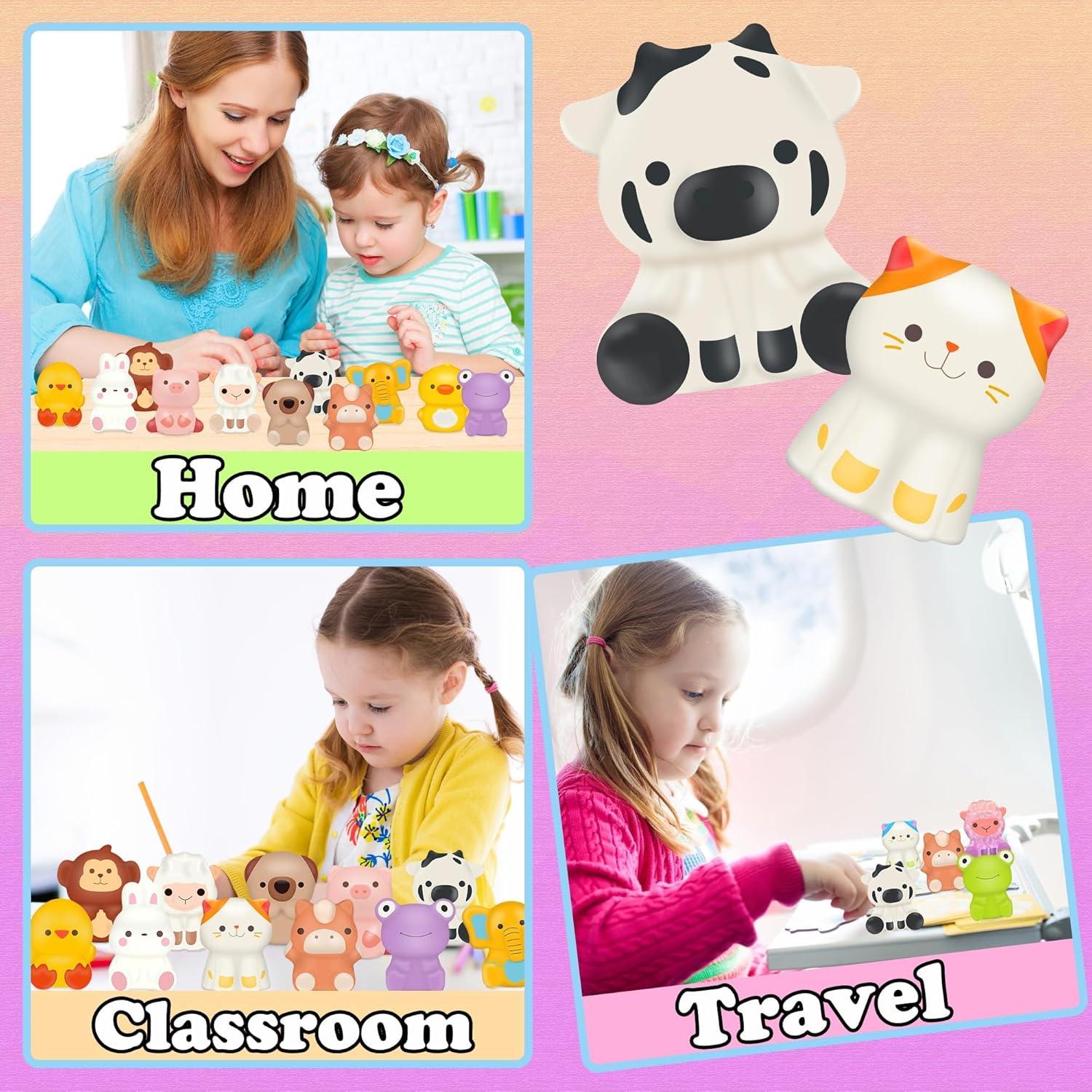 Juguetes Squishy de Animales 24PCS KissFuture