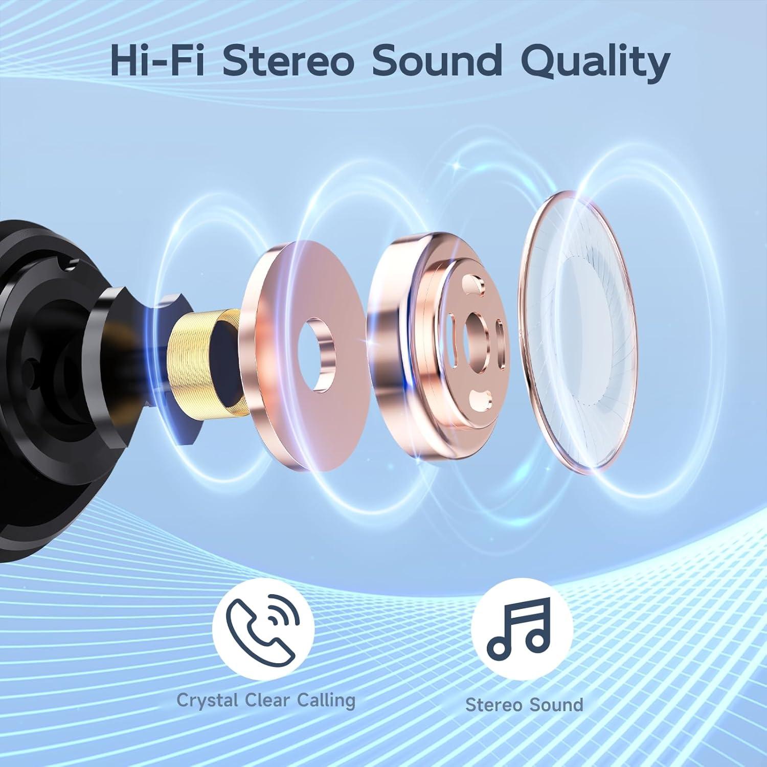 Auriculares Inalámbricos Bluetooth CYBERDOT A16 IPX5 64H