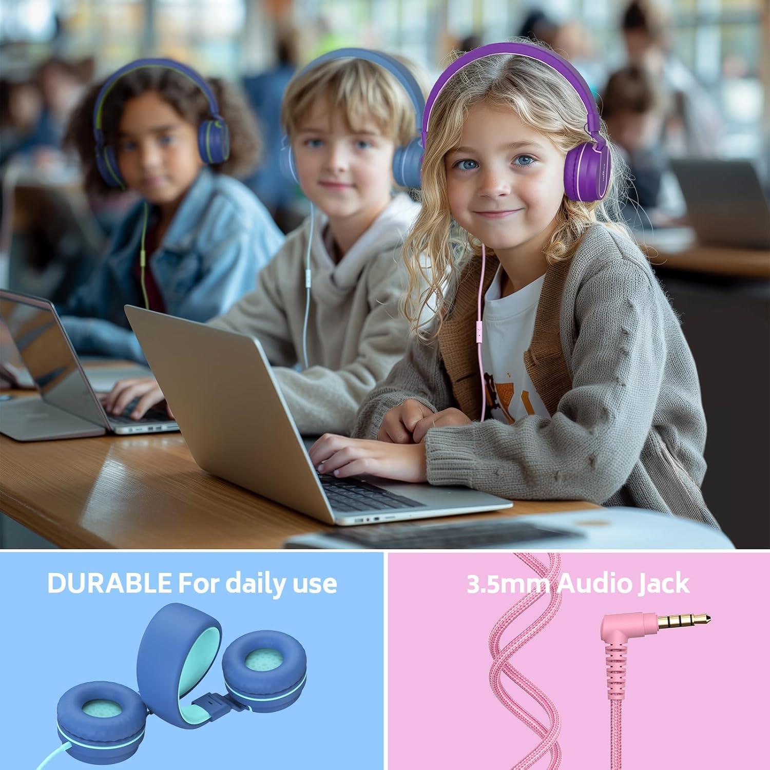 Auriculares AILIHEN I35 para Niños 10 Unidades Volumen Seguro