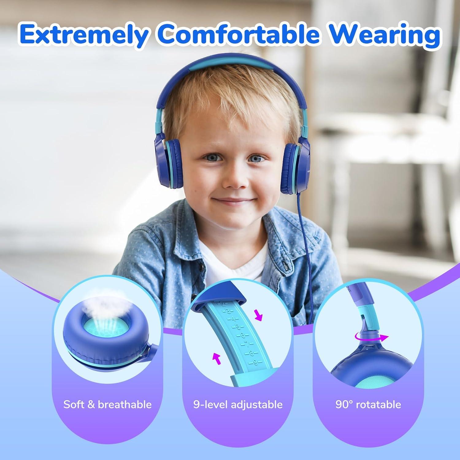 Auriculares EarFun S1 para Niños con Límite de Volumen 85dB