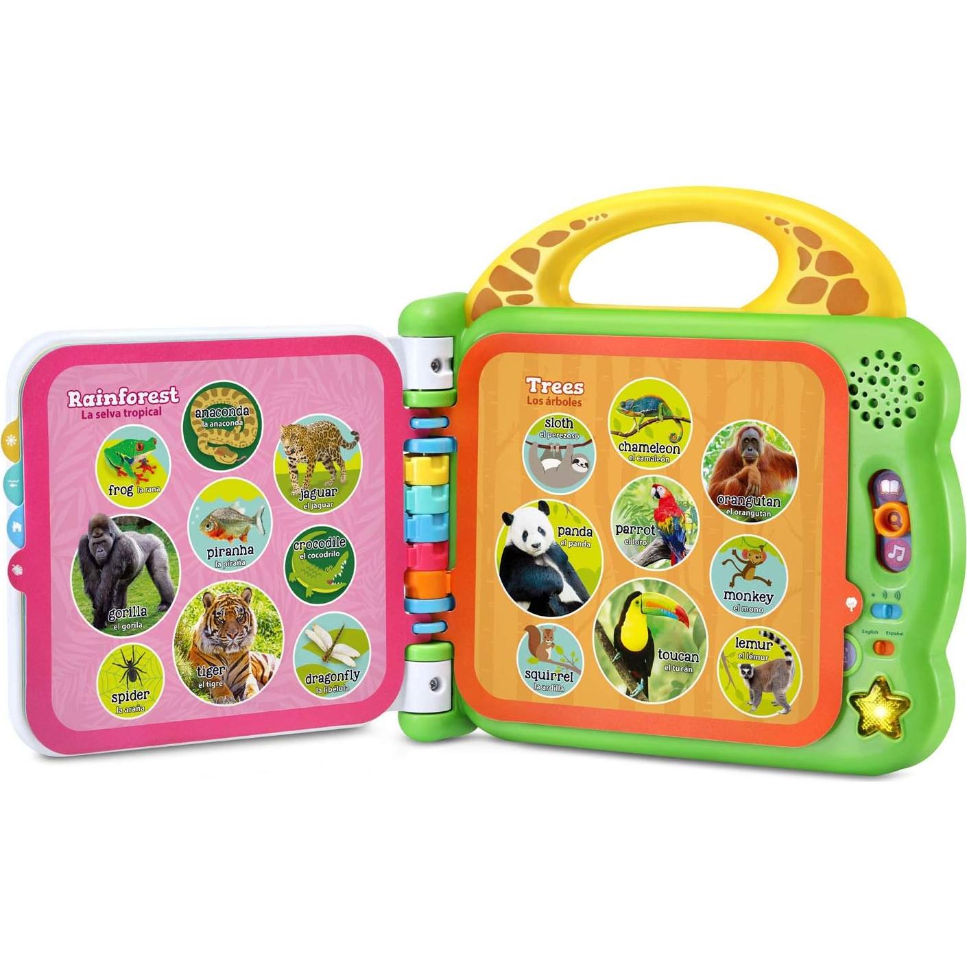 Libro Interactivo 100 Animales VTech Verde 18 meses+