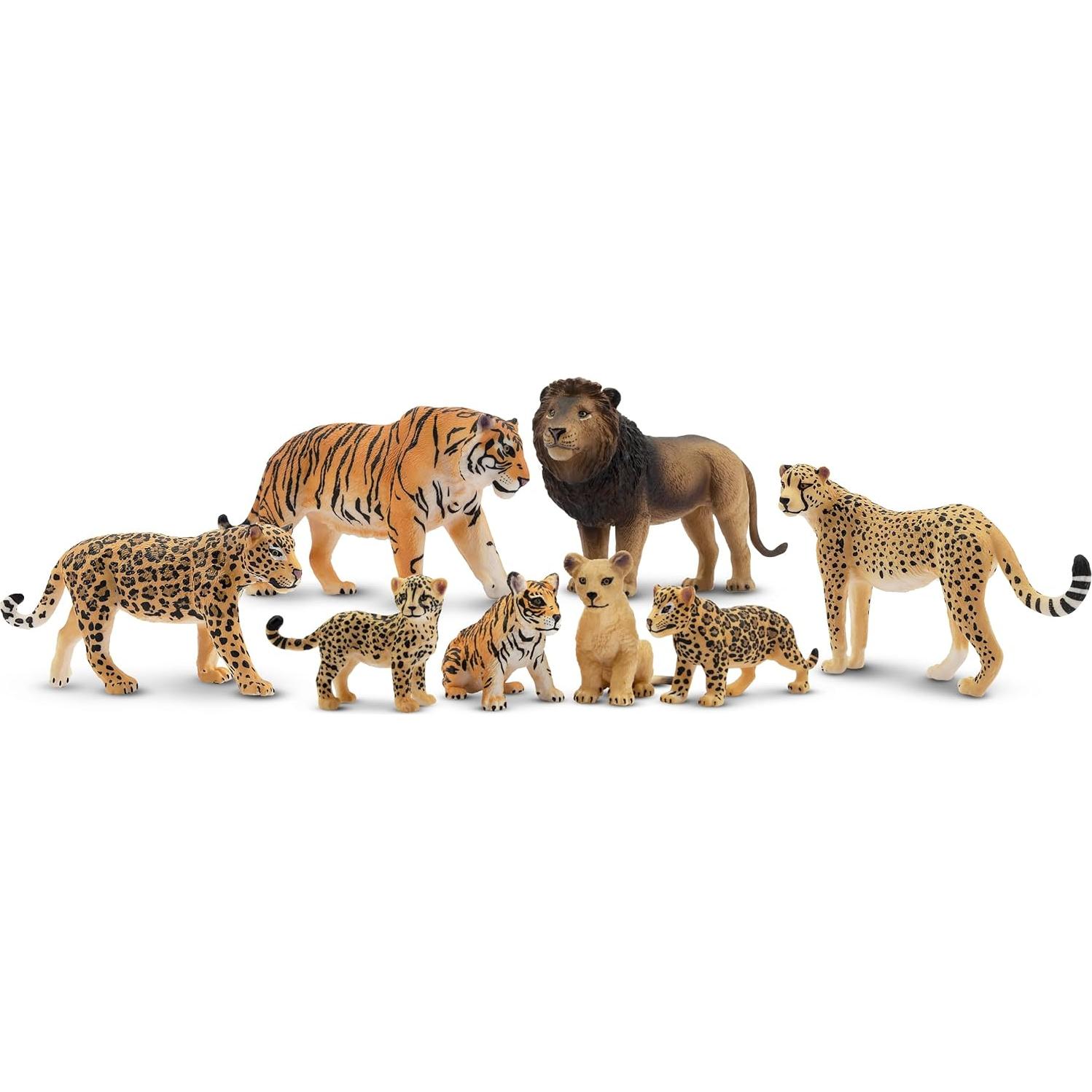 Figuras de Animales de Selva Toymany 8 Piezas 12,7 cm