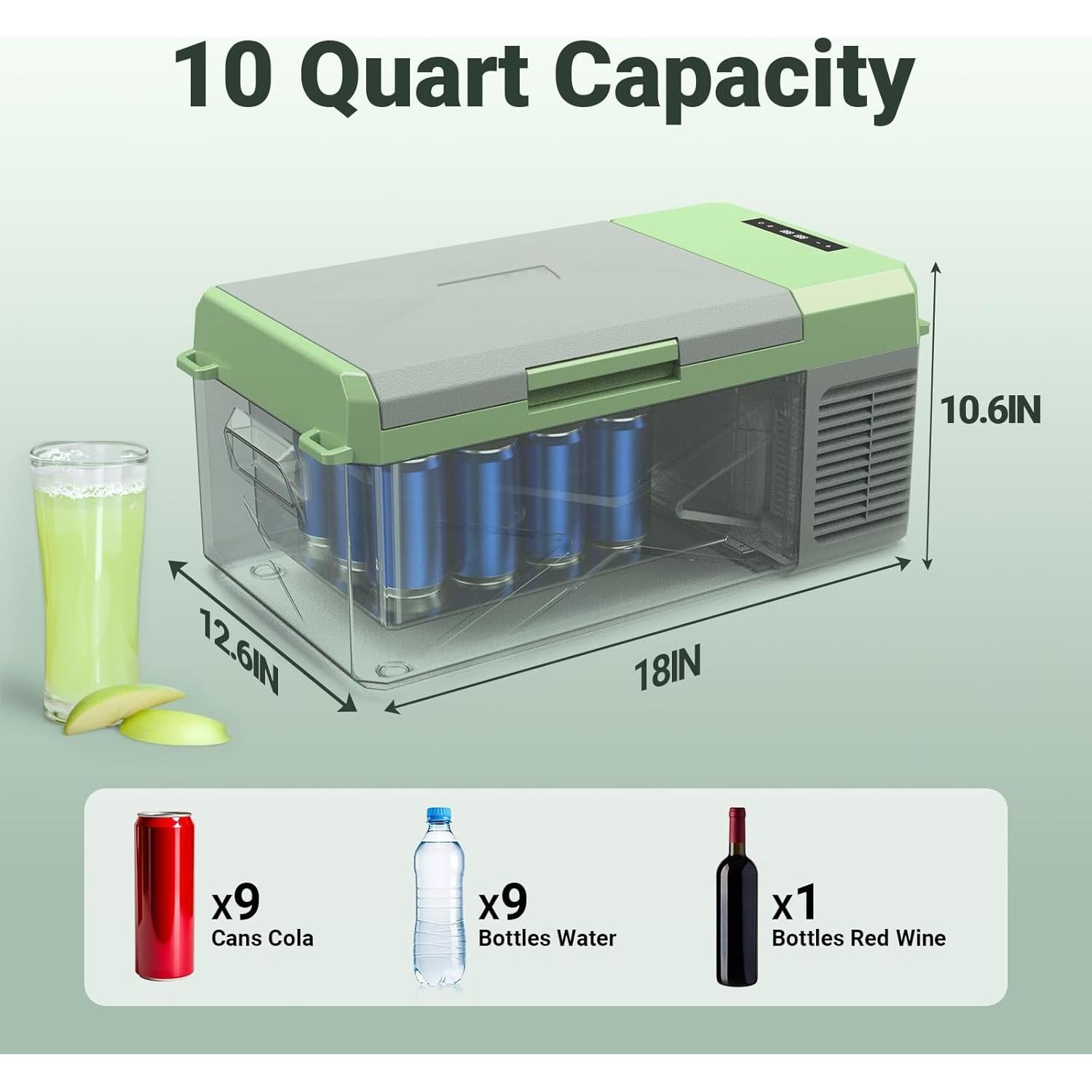 Refrigerador de Coche BODEGACOOLER X9 10 Cuartos 12V/24V