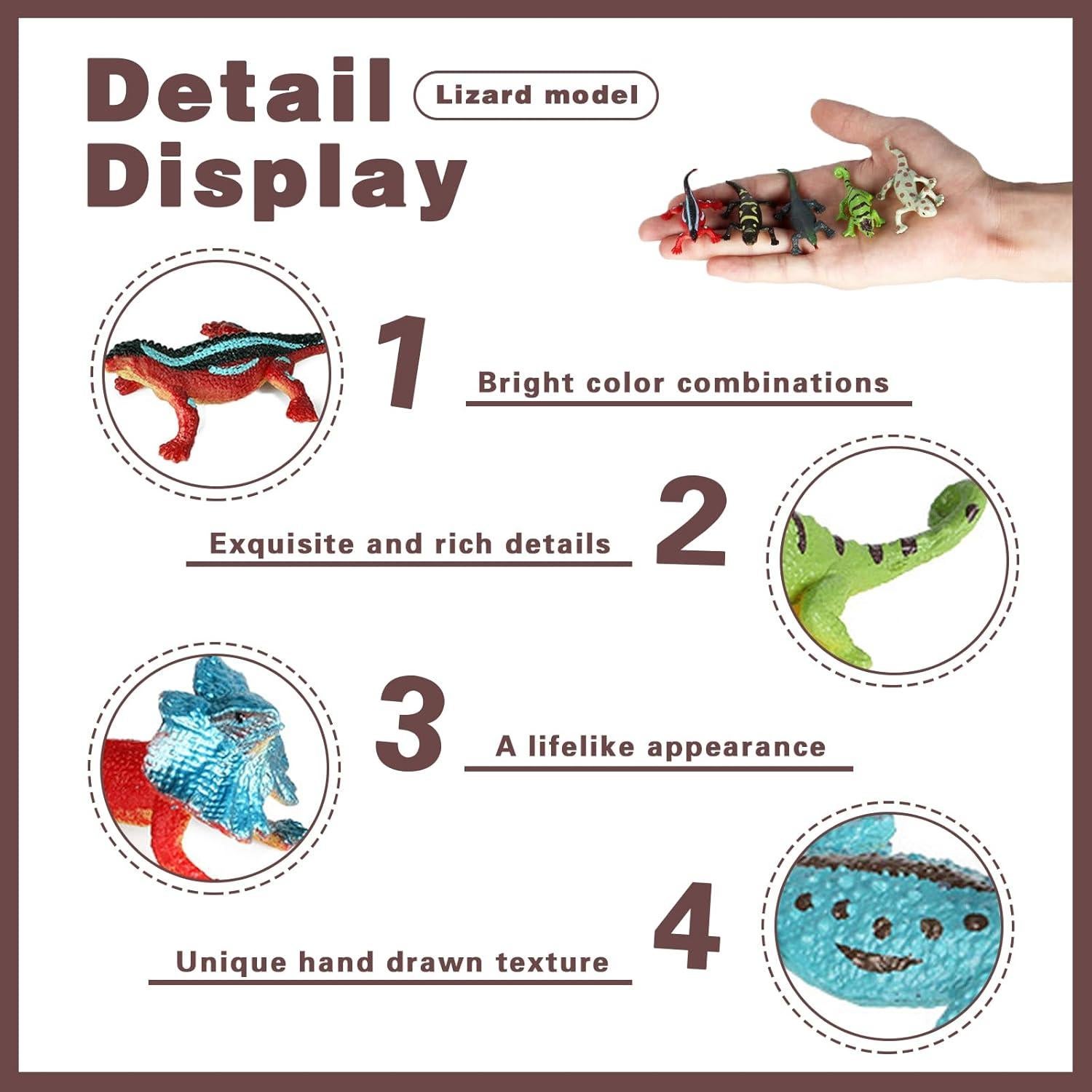 Figuritas de Animales del Desierto EOIVSH 17pcs Juguetes