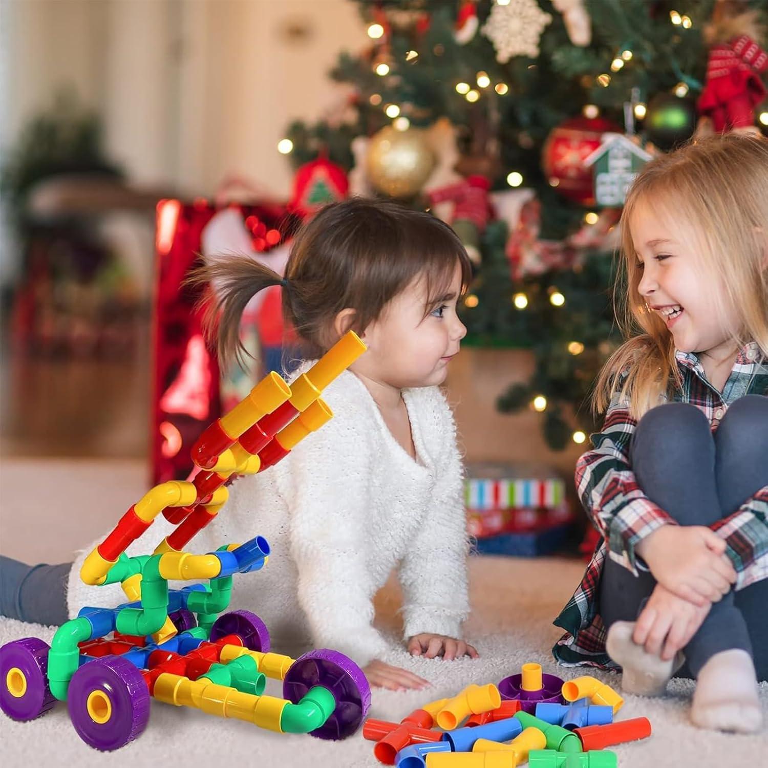 Juguete de Aprendizaje STEM ZOZOPLAY 64 Piezas Multicolor