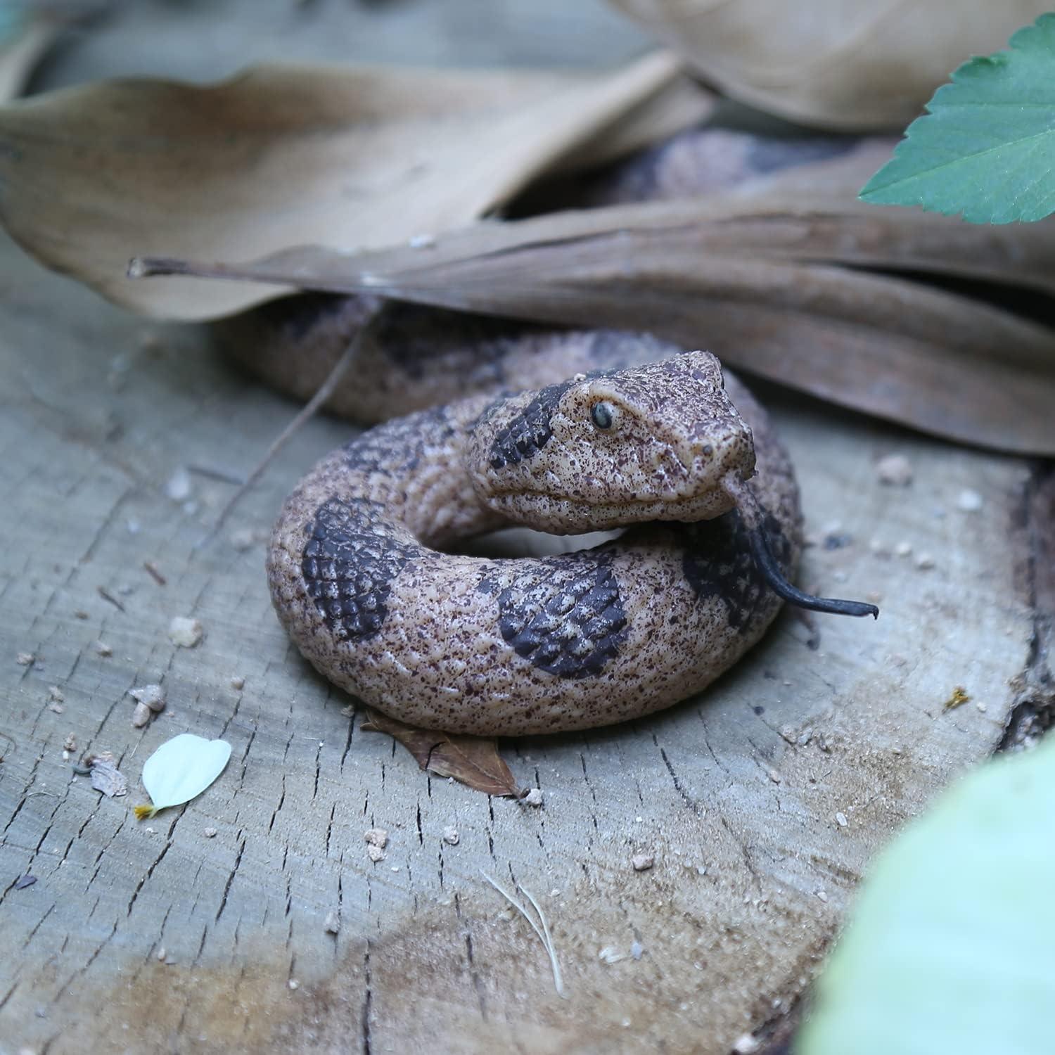 Juguetes de Serpiente Falsa SIENON 2 Pcs Caucho 32 cm
