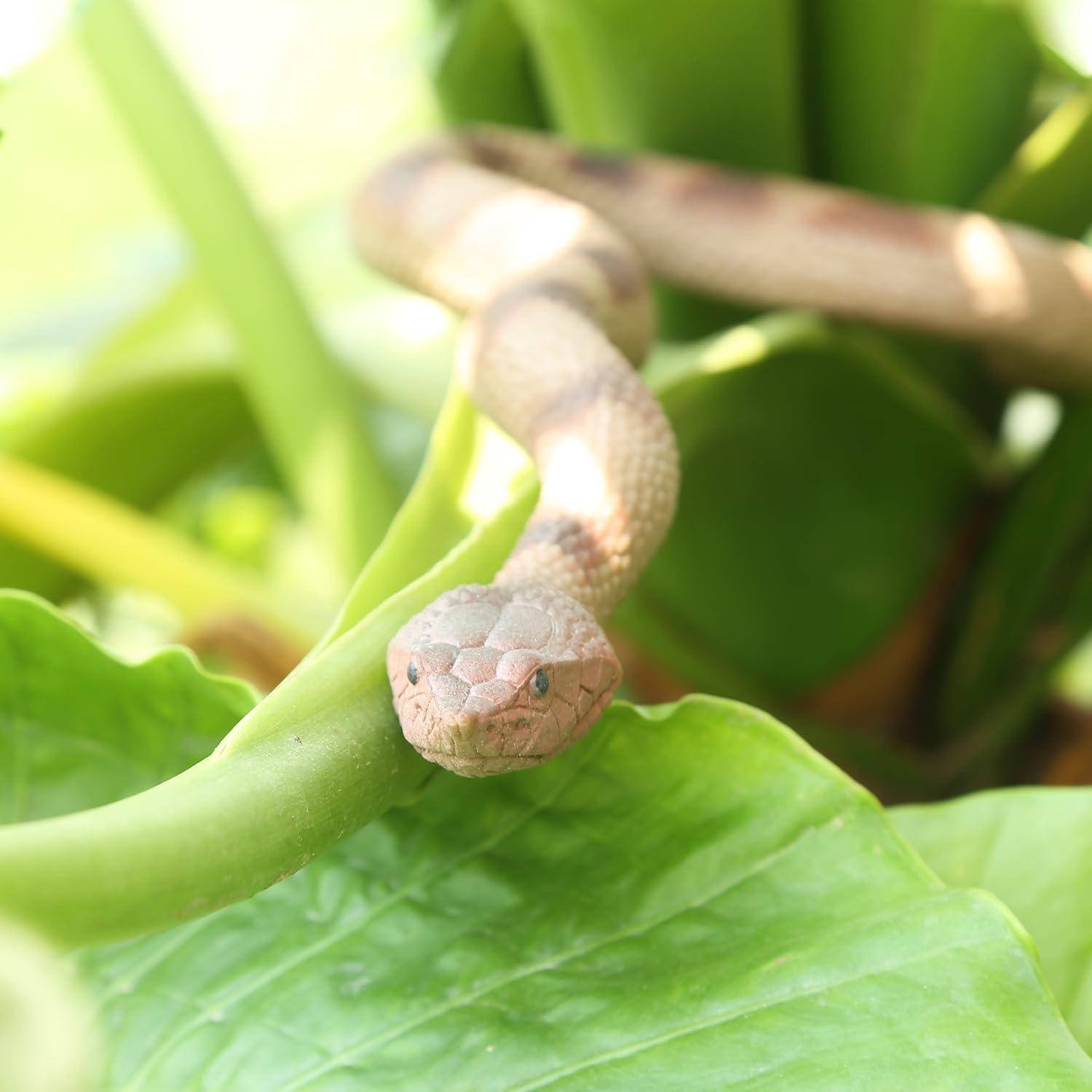 Juguetes de Serpiente Falsa SIENON 2 Pcs Caucho 32 cm