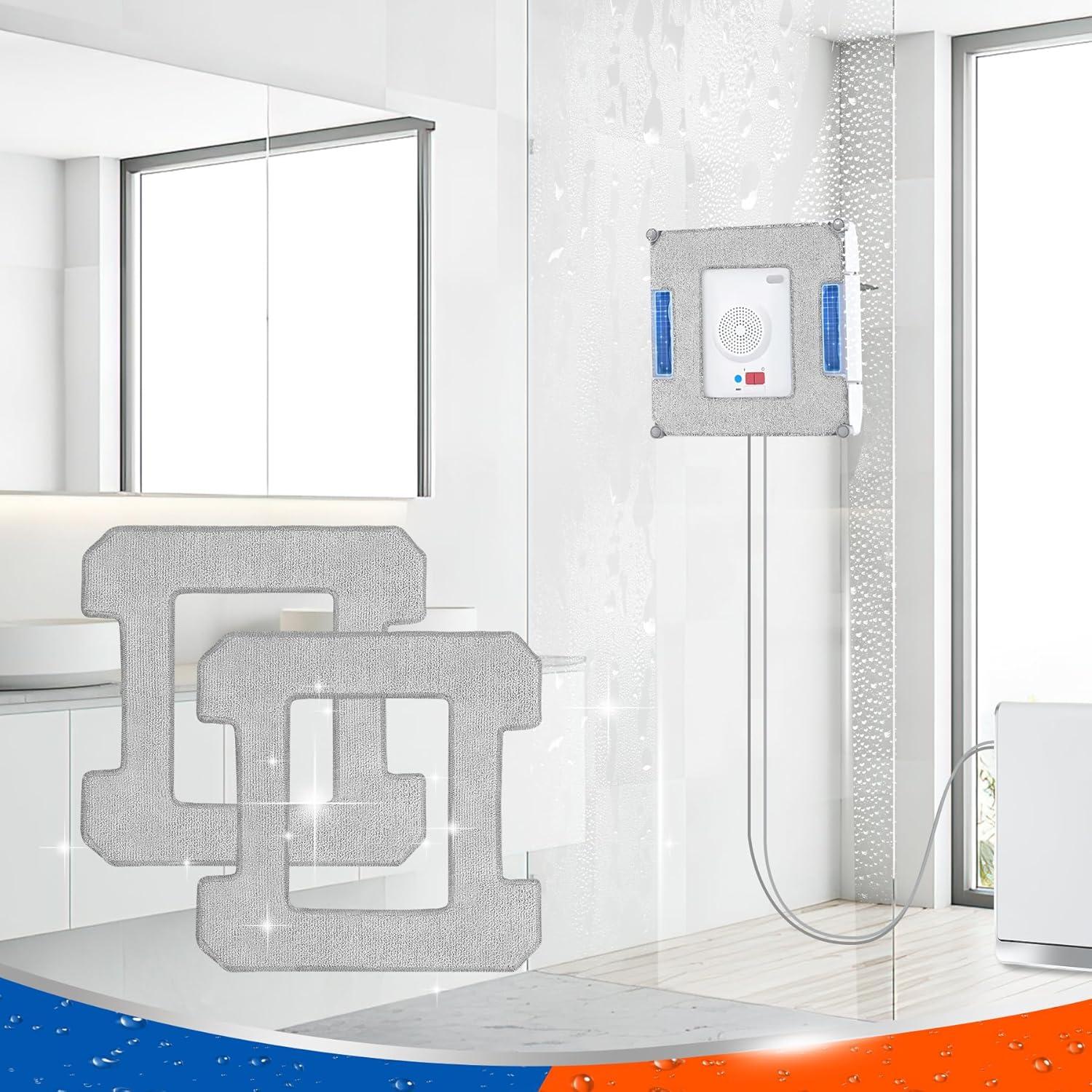 Paquete de 12 Trapos de Limpieza DR DAPPER para Ecovacs Winbot