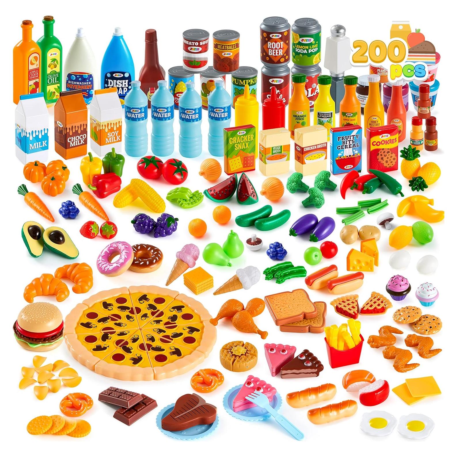 Conjunto de Juguete de Comida 200 Piezas JOYIN para Niños