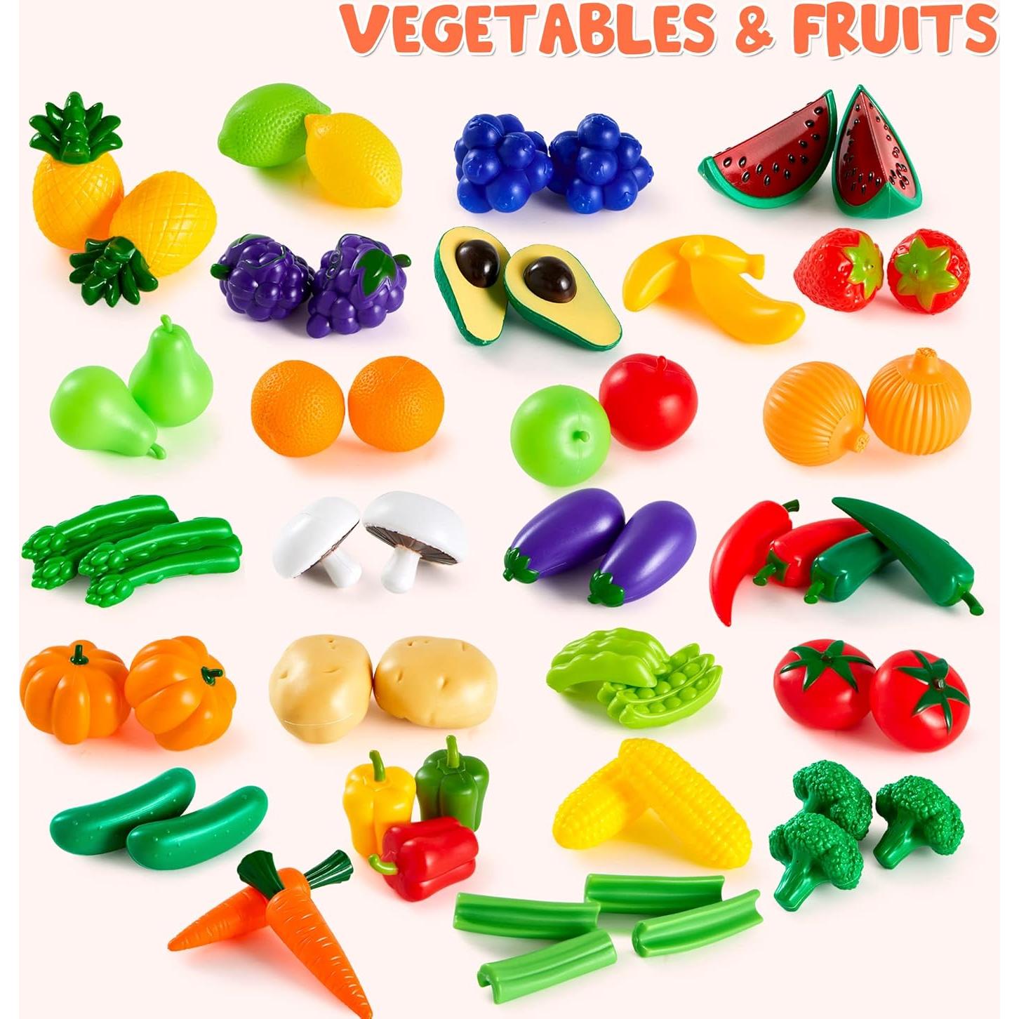 Conjunto de Juguete de Comida 200 Piezas JOYIN para Niños