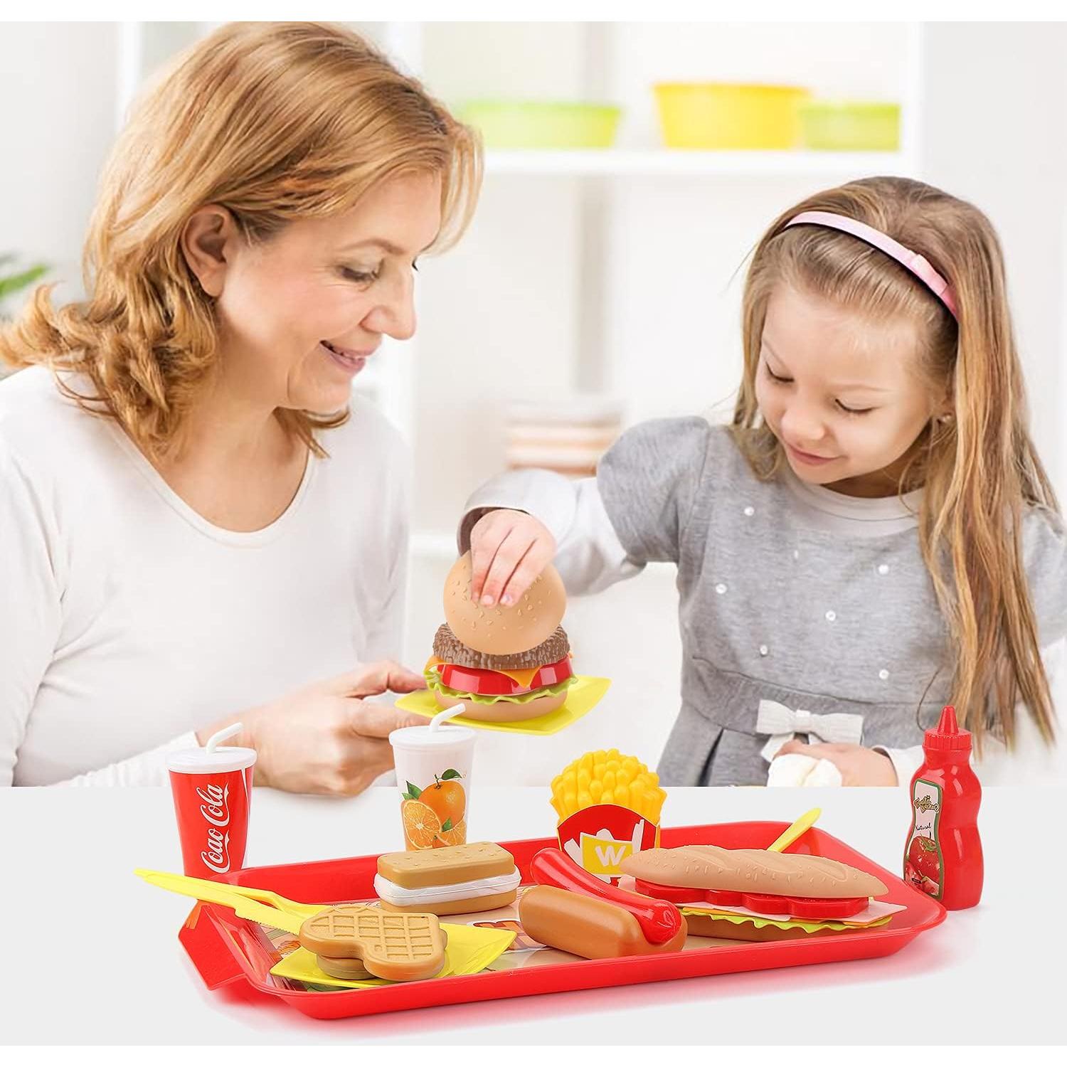 Juego de Comida Rápida Desmontable Sotodik 15 Piezas