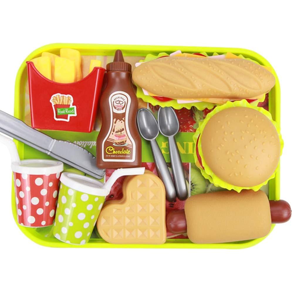 Set de Comida Rápida de Juguete ELitao - 18 Piezas