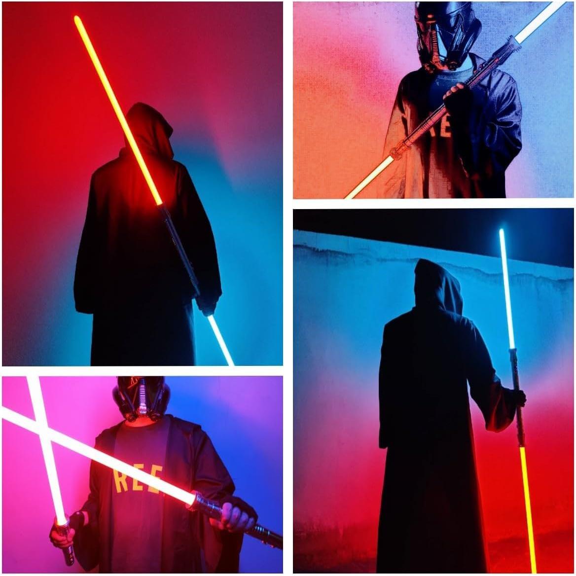 Sable de Luz Kolulere Doble Hoja 12 Colores RGB 2 en 1