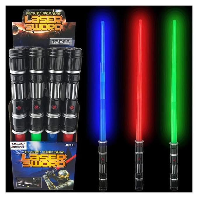 Juego de 12 Sables LED Liberty Imports - Espadas Retráctiles con Sonido