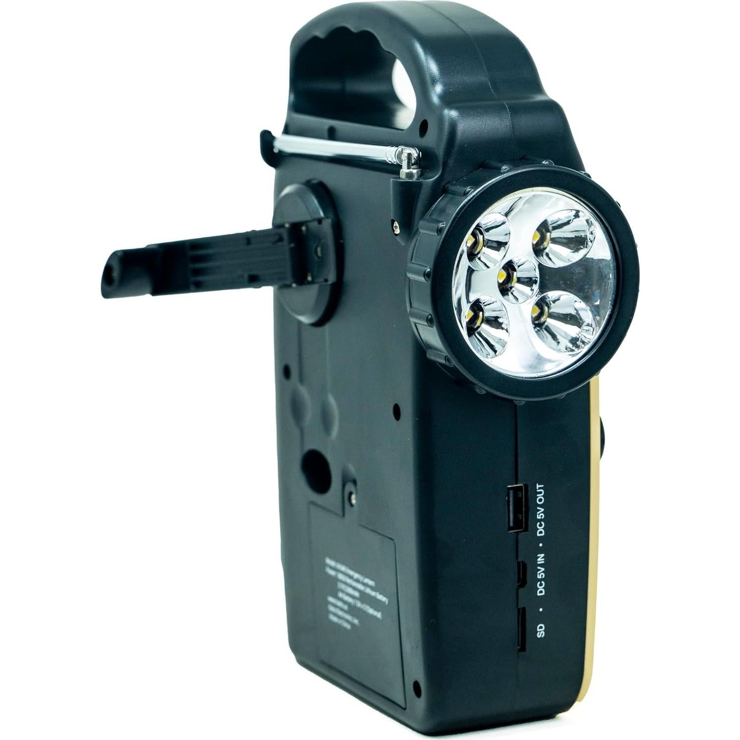 Linterna de Camping Kaito KA340 Solar Dynamo LED Radio Bluetooth