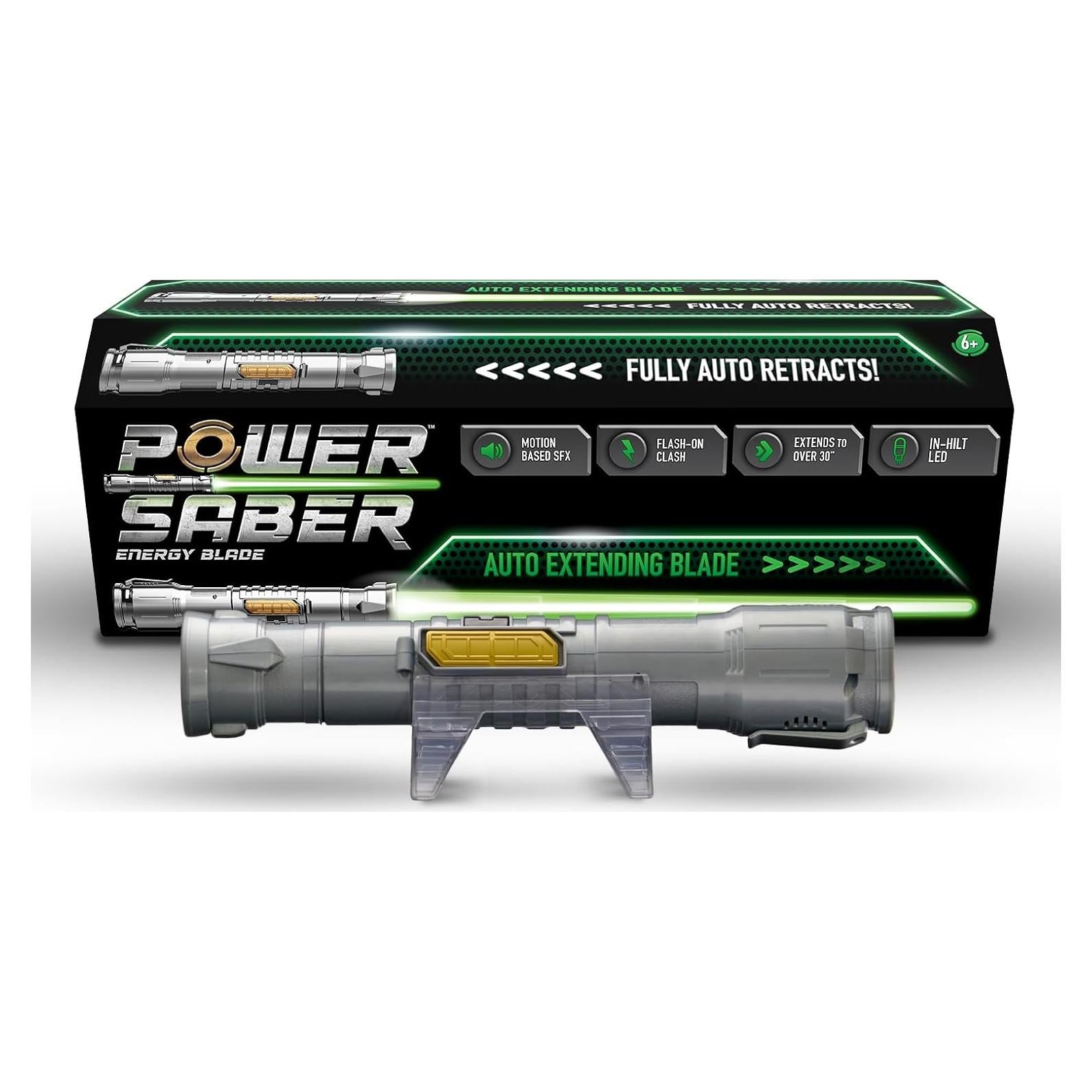Sable Automático Extensible Goliath Power Saber Verde 90cm