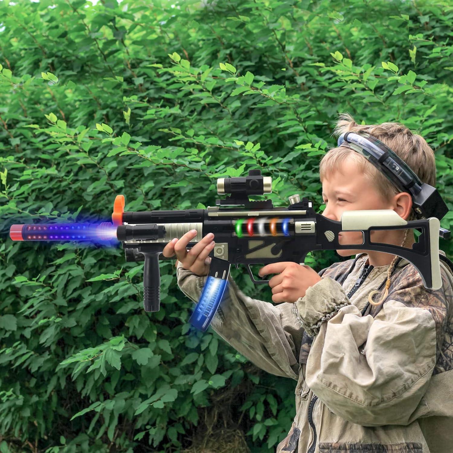 Linterna MP5 Apple Star con luces y sonidos para niños