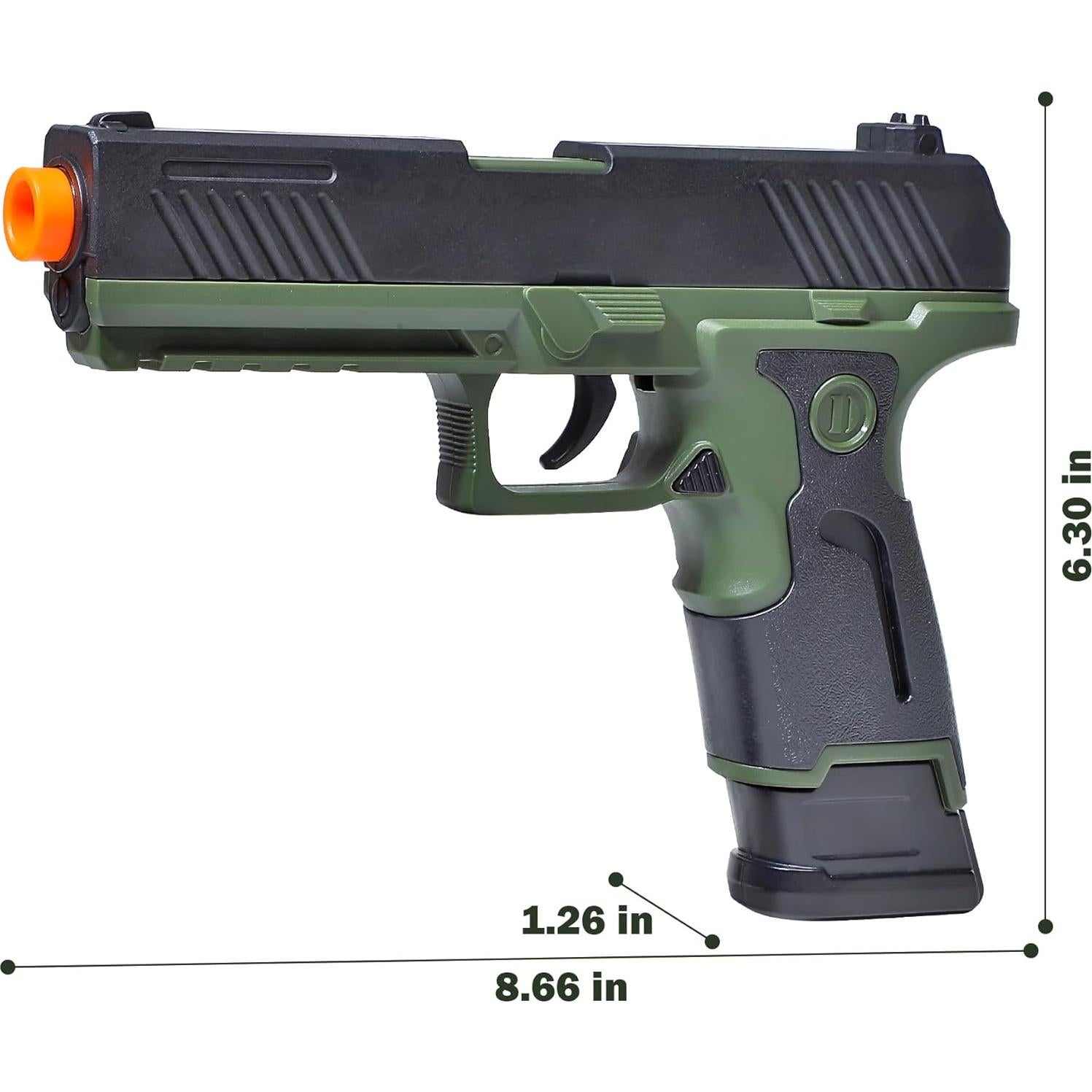 Lanzador de Balas Blandas Yewdrum con 40 Proyectiles y 16 Carcasas