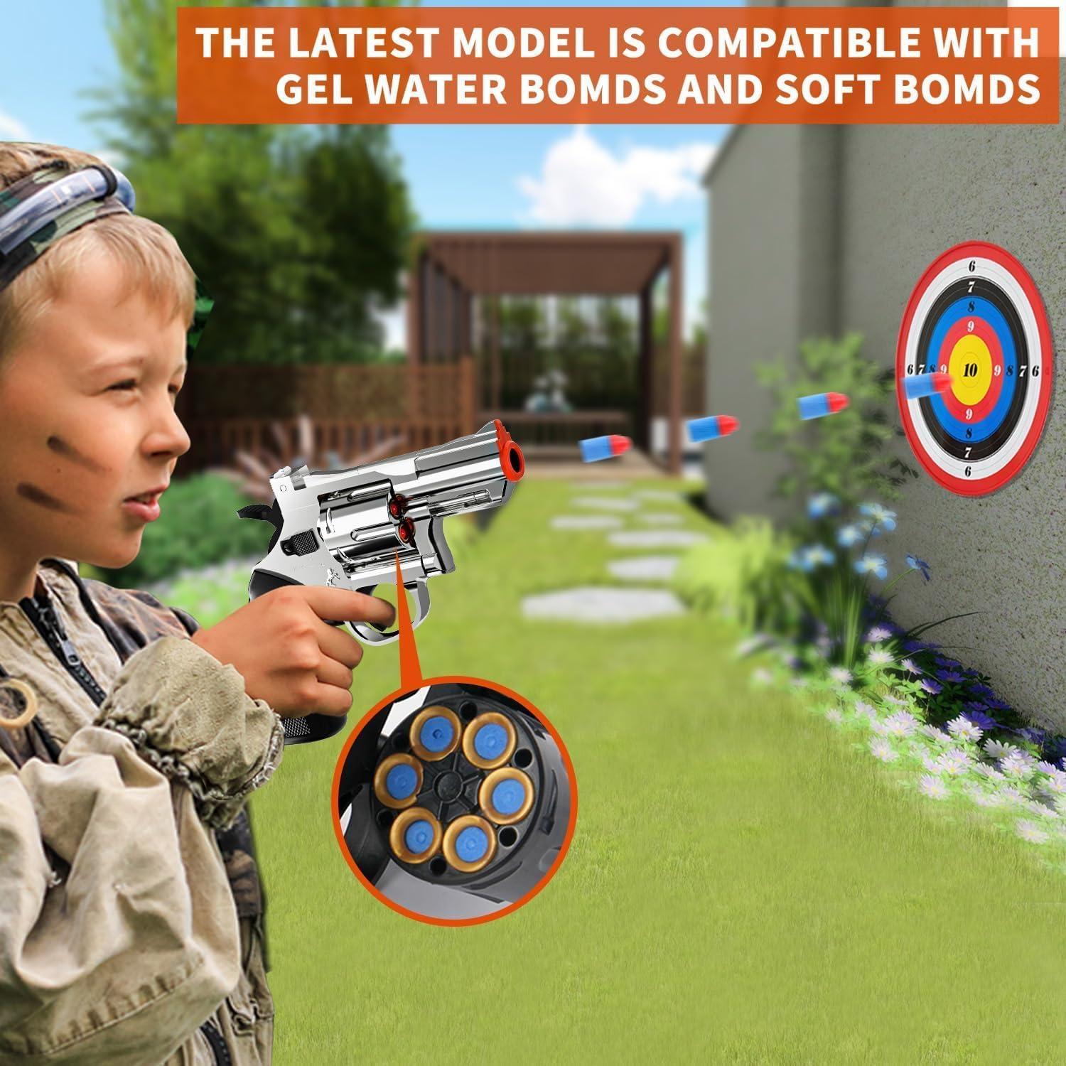 Revolver de Juguete Monochildoing con Balas Blandas 272g