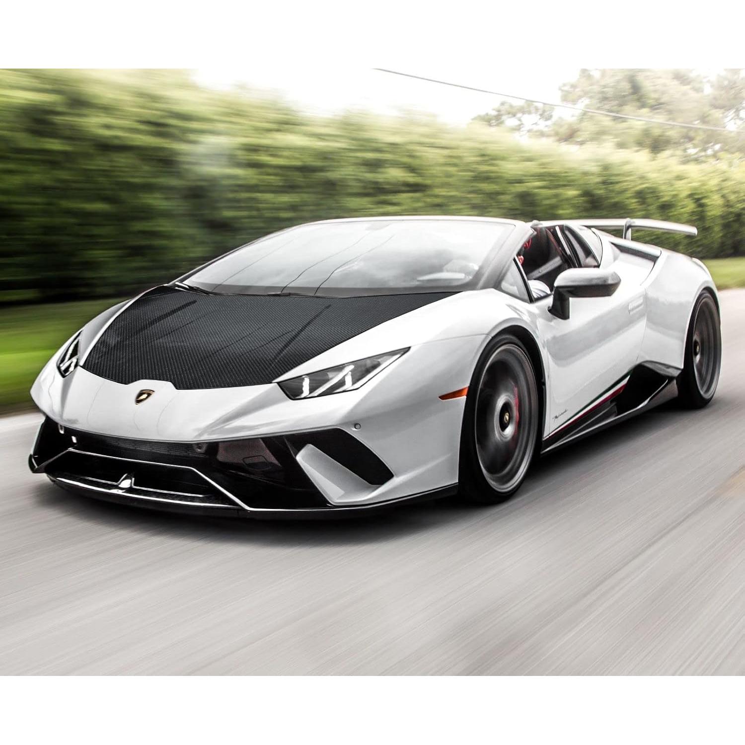 Vinilo Envoltura Texturizado EZAUTO 7D Fibra Carbono Negro 1.52x2.13m