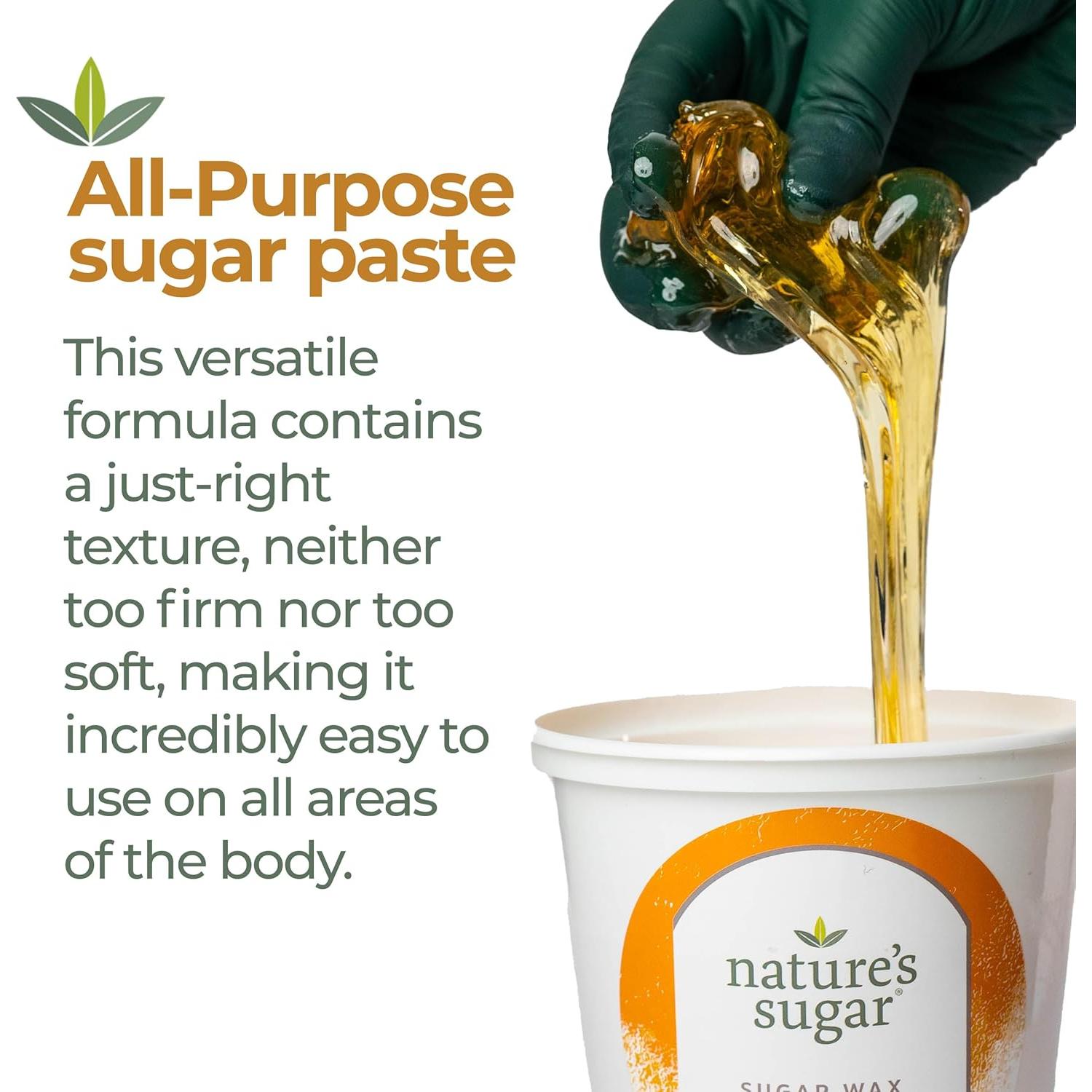 Cera de Azúcar Multiusos 907g - Vegana y Suave para Piel