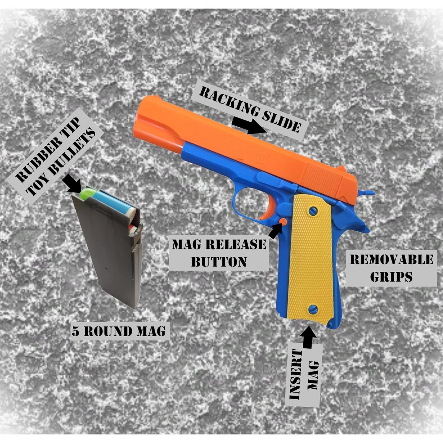 Pistola de Juguete Toshi Station Colt 1911 con 20 Balas