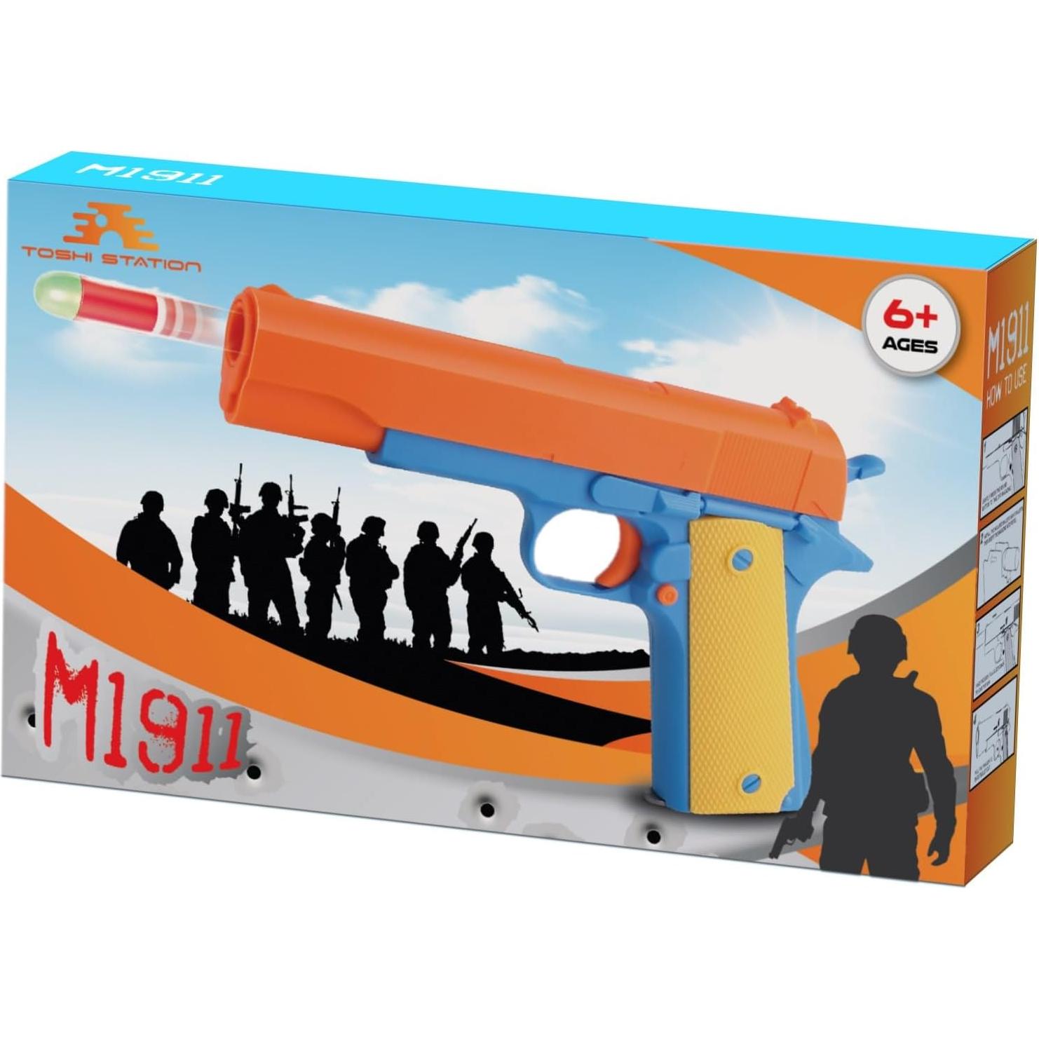 Pistola de Juguete Toshi Station Colt 1911 con 20 Balas