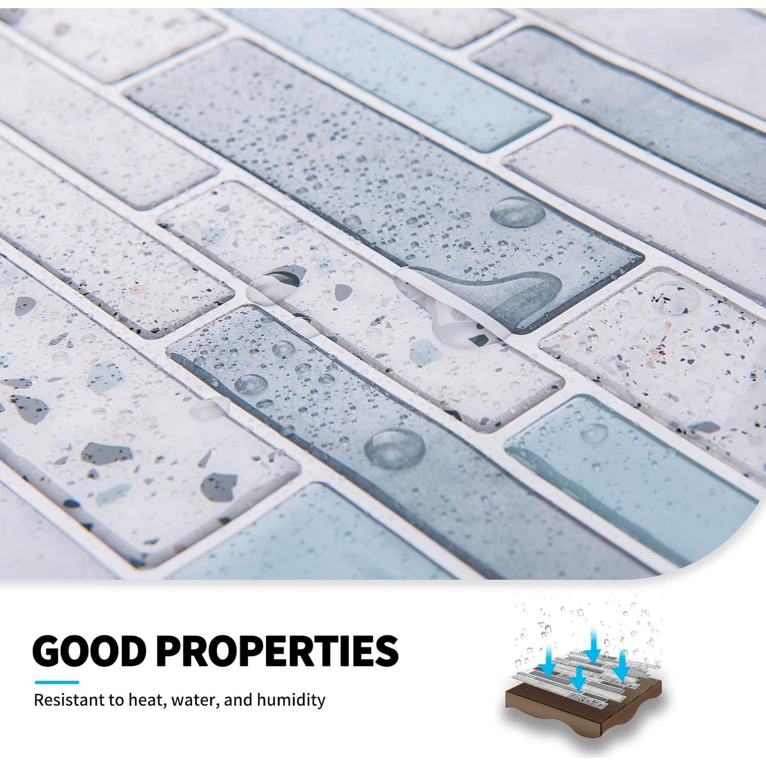 Azulejos Autoadhesivos Art3d 30x30cm - 10 Hojas Mármol