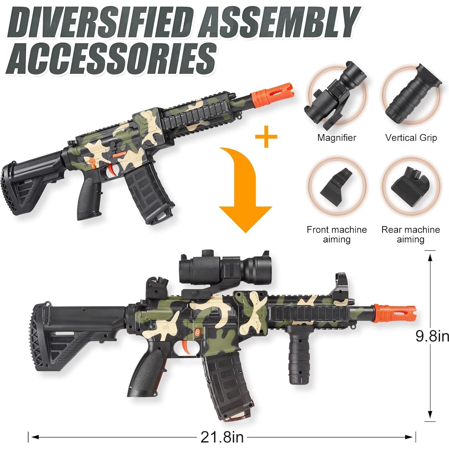Rifle Francotirador Eléctrico COOLFOX 55,88 cm con 120 Dardos