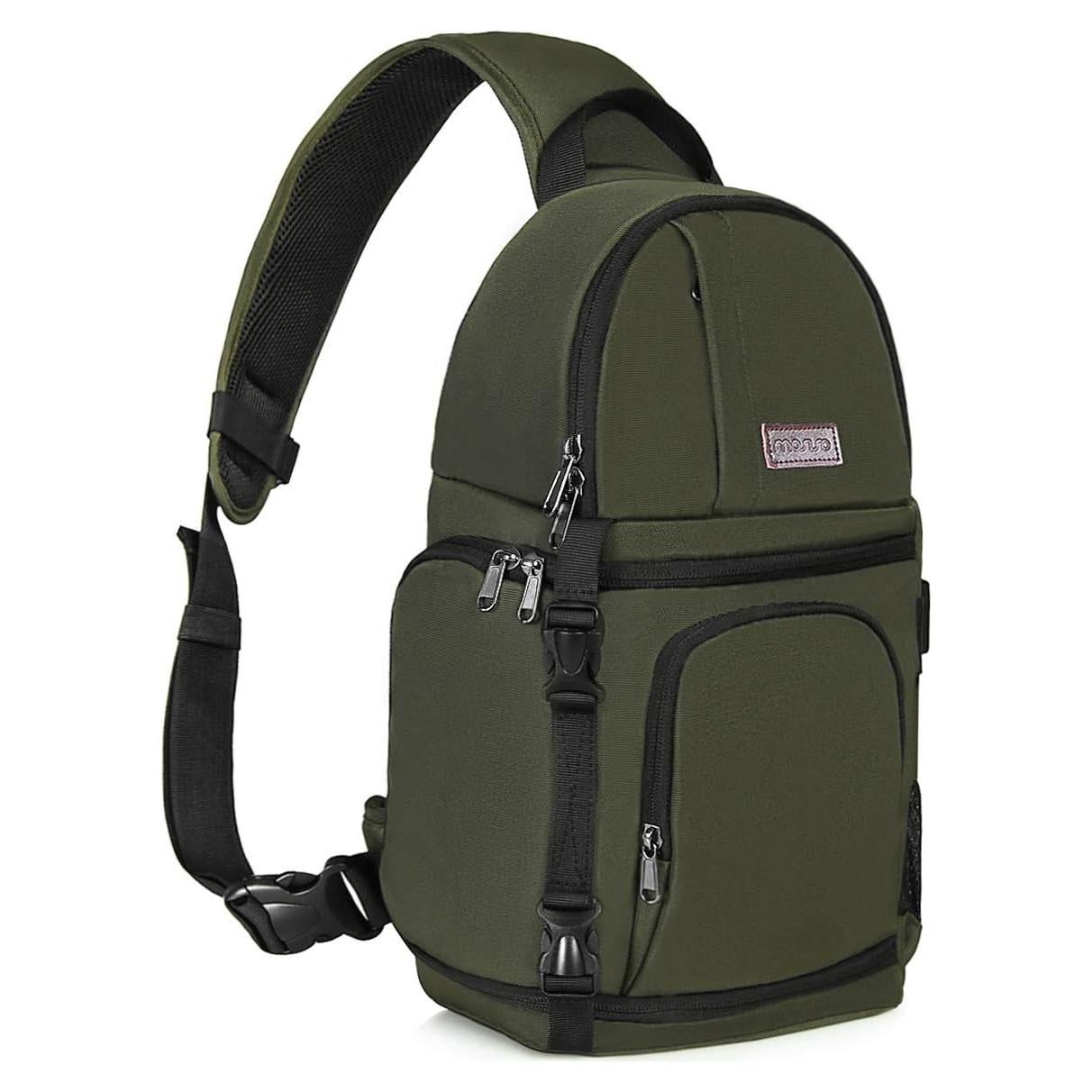 Bolsa de Mensajero MOSISO para Cámara DSLR/SLR/Mirrorless Verde