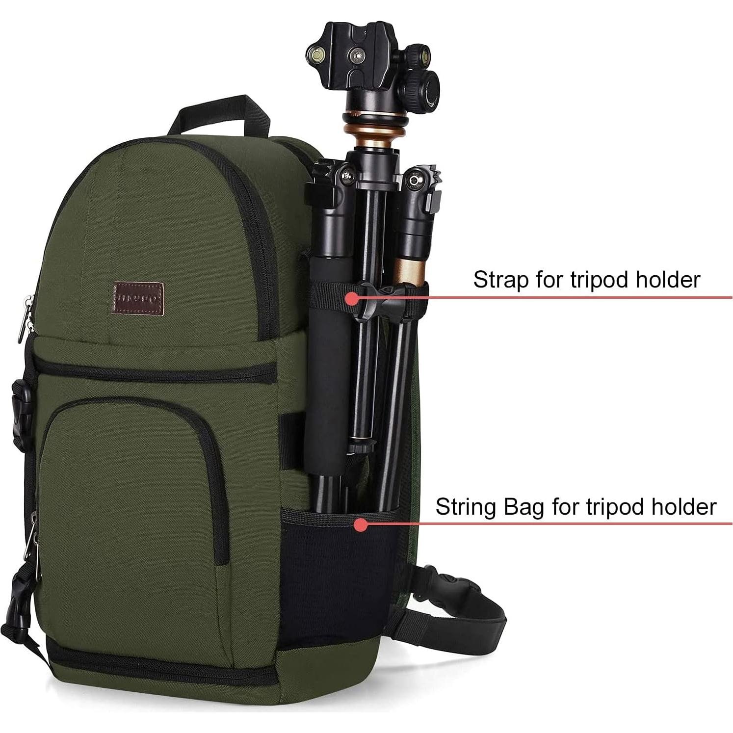 Bolsa de Mensajero MOSISO para Cámara DSLR/SLR/Mirrorless Verde