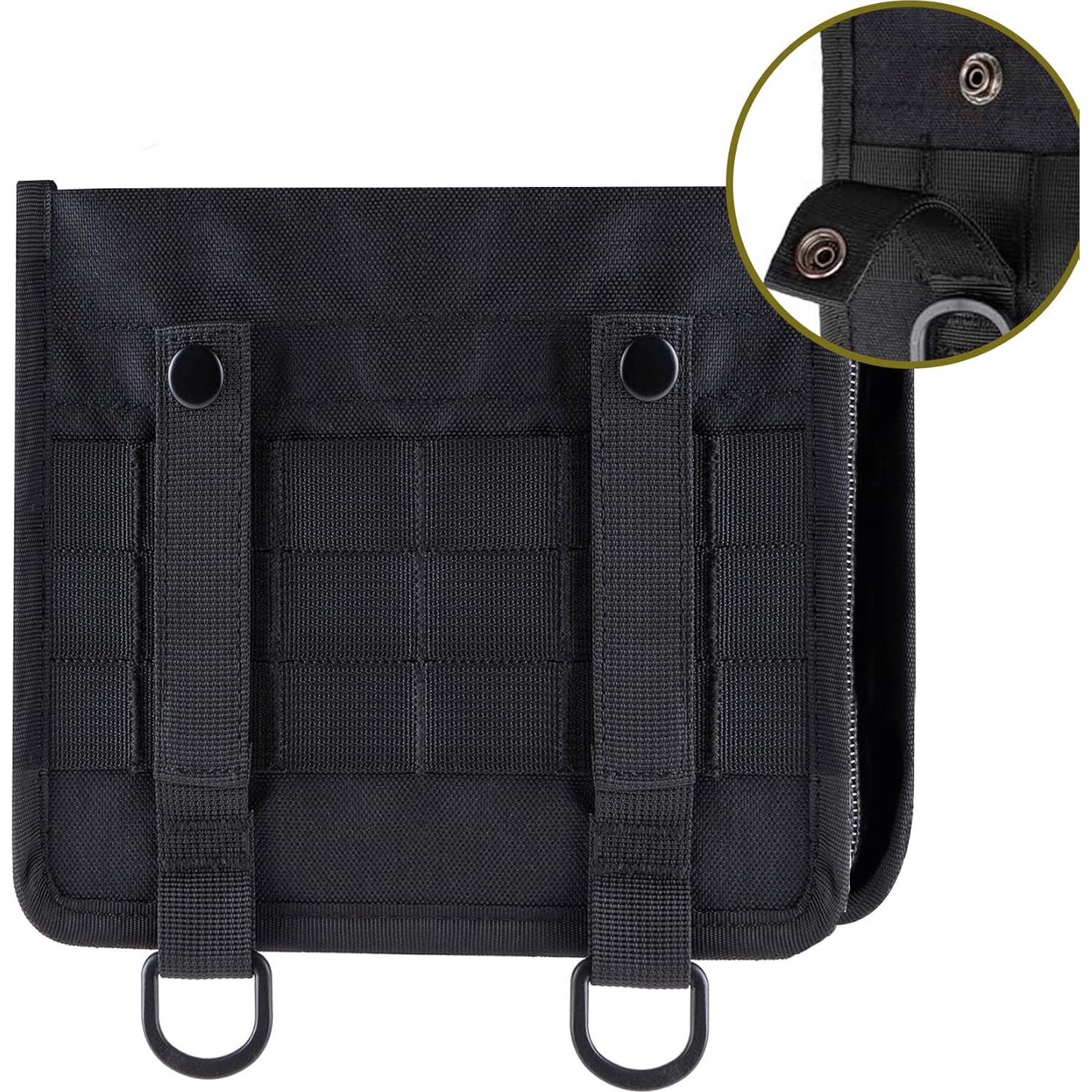 Bolsa Táctica Molle DCSZM Negra 21.8x19.3x3.2cm Nylon