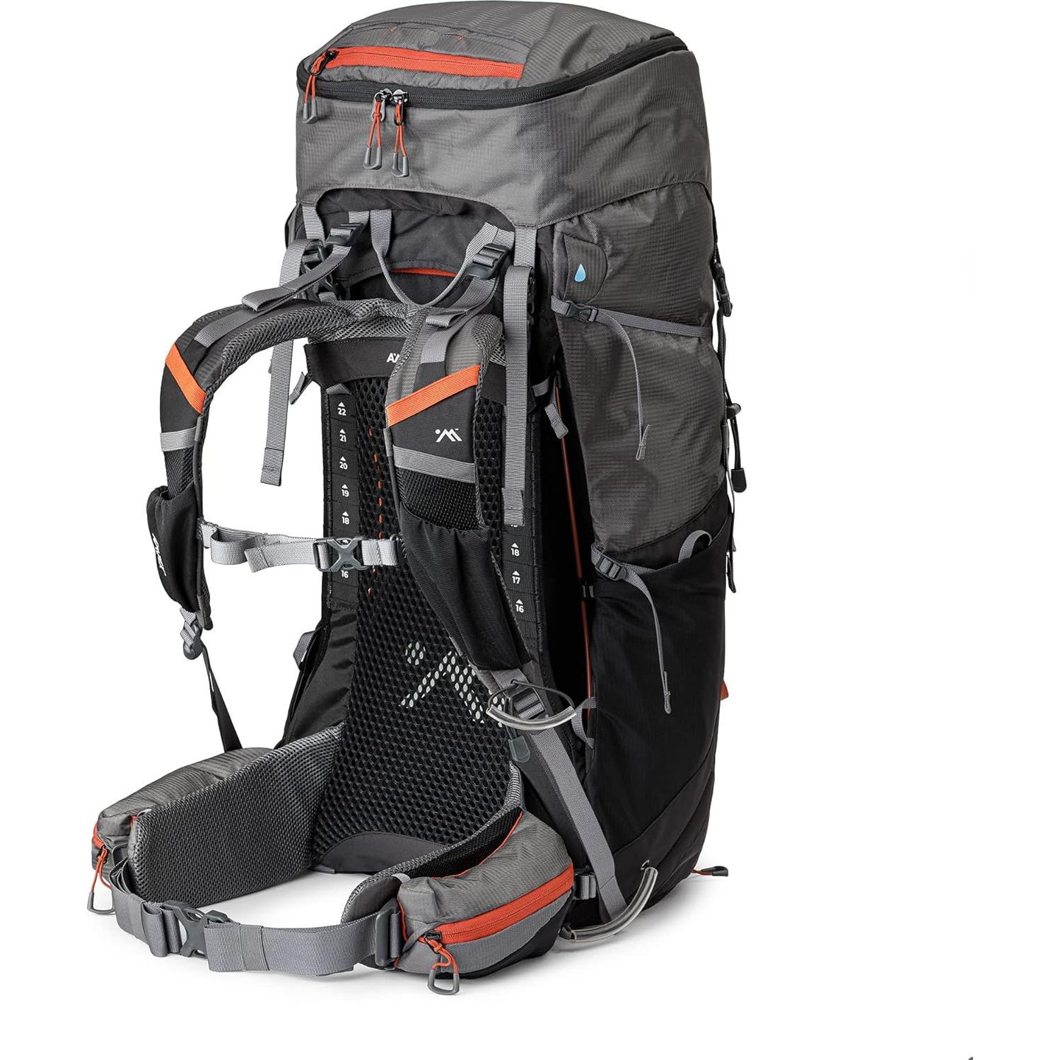 Mochila de Senderismo AMPEX 65L | Ligera y Ajustable