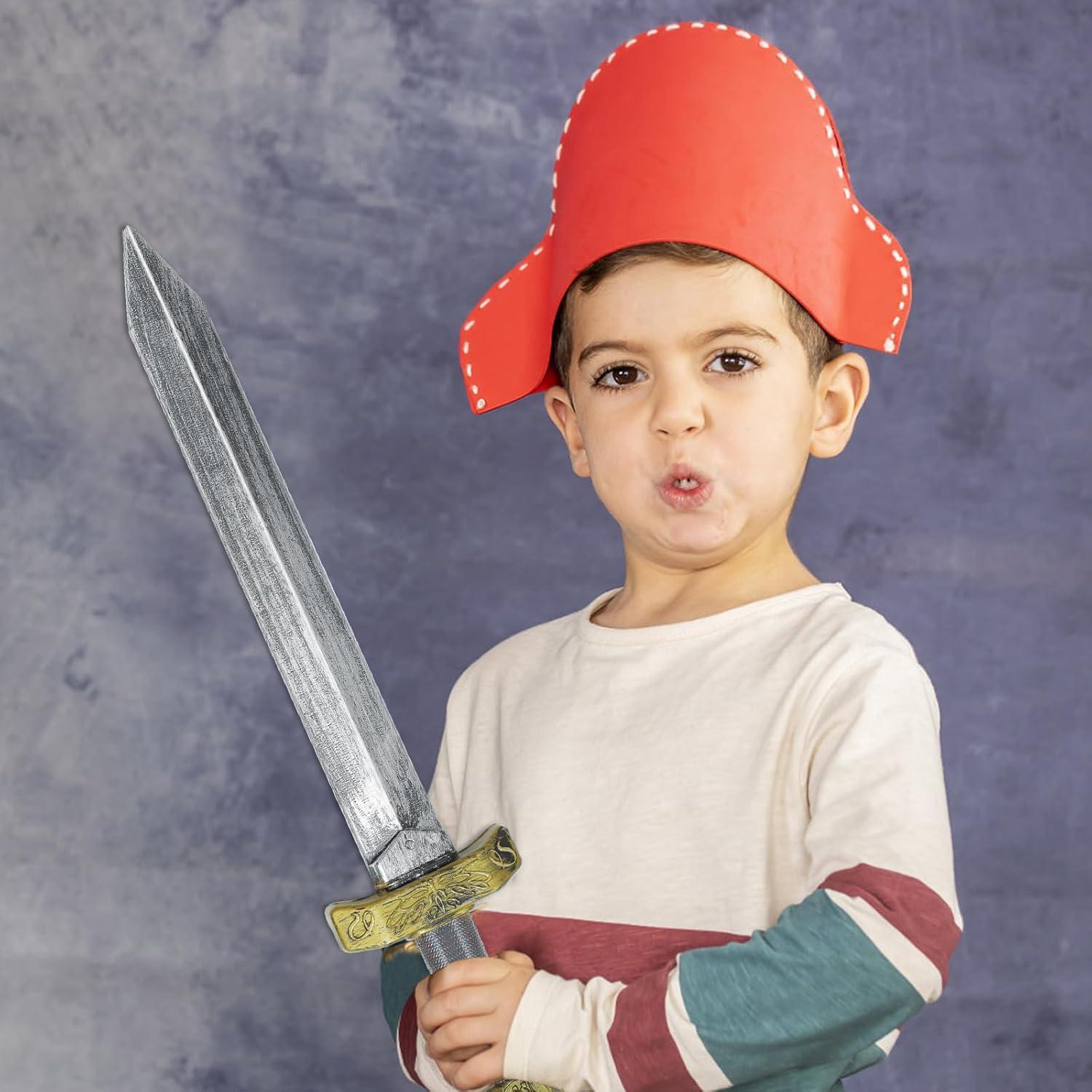 Set 2 Espadas de Juguete Romanas Plástico 48 cm para Niños