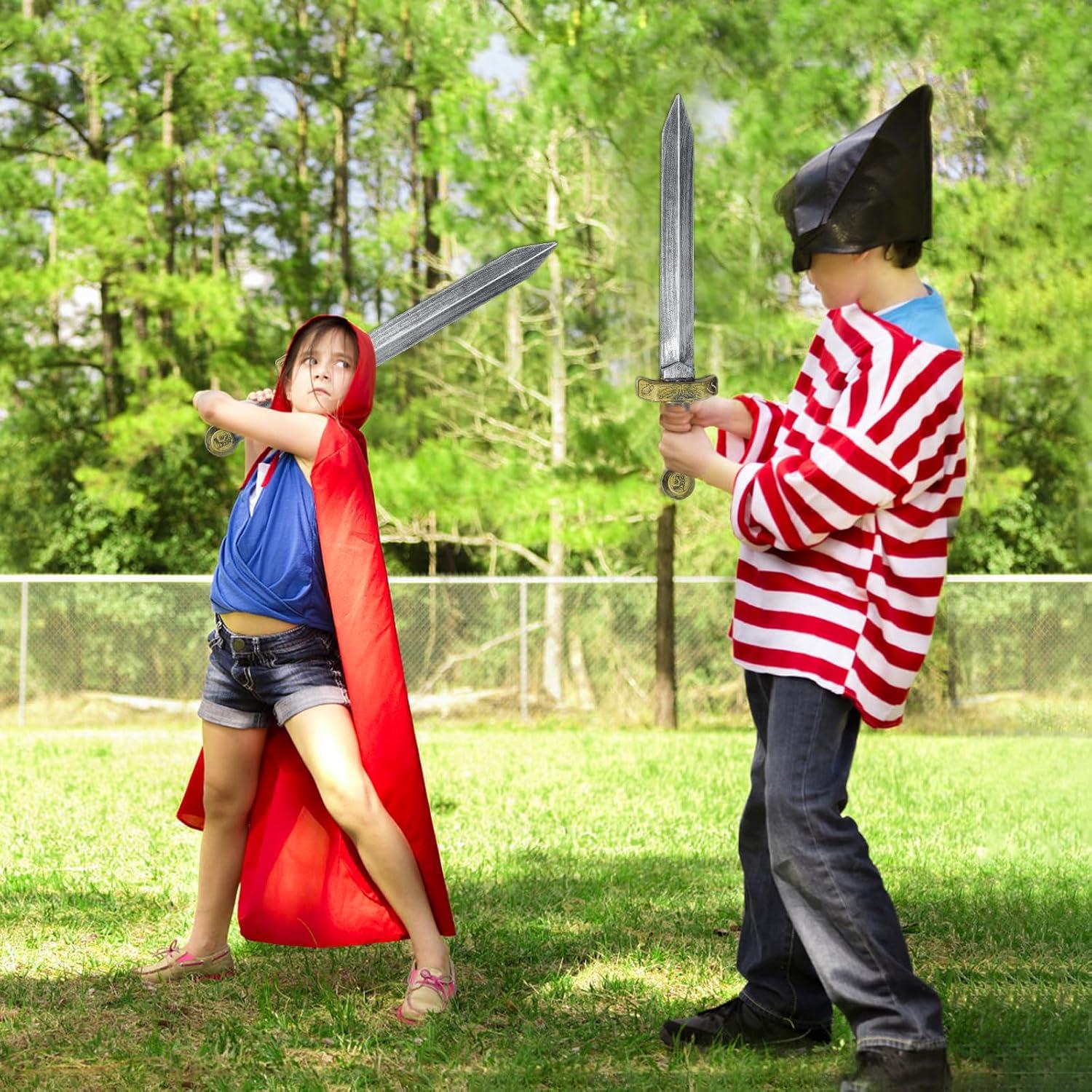 Set 2 Espadas de Juguete Romanas Plástico 48 cm para Niños
