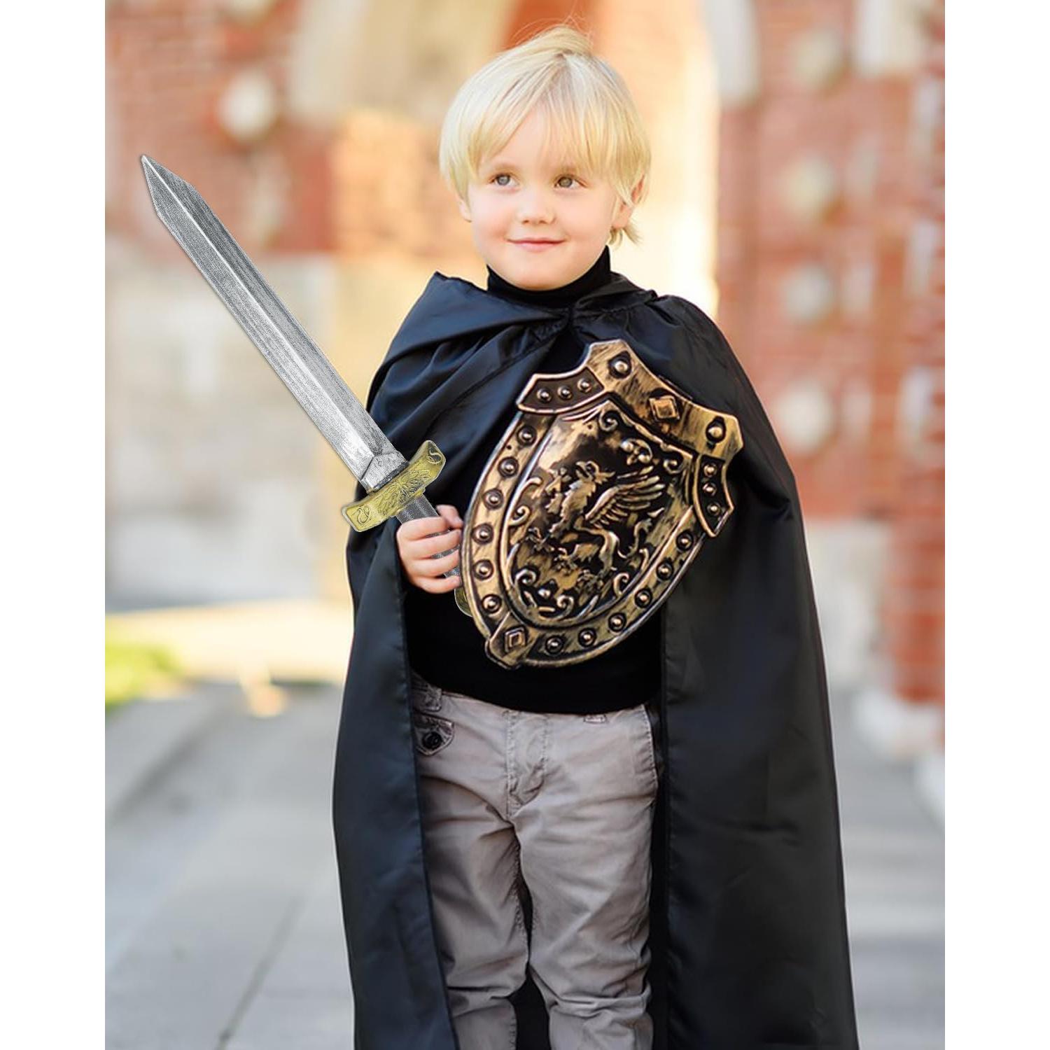 Set 2 Espadas de Juguete Romanas Plástico 48 cm para Niños