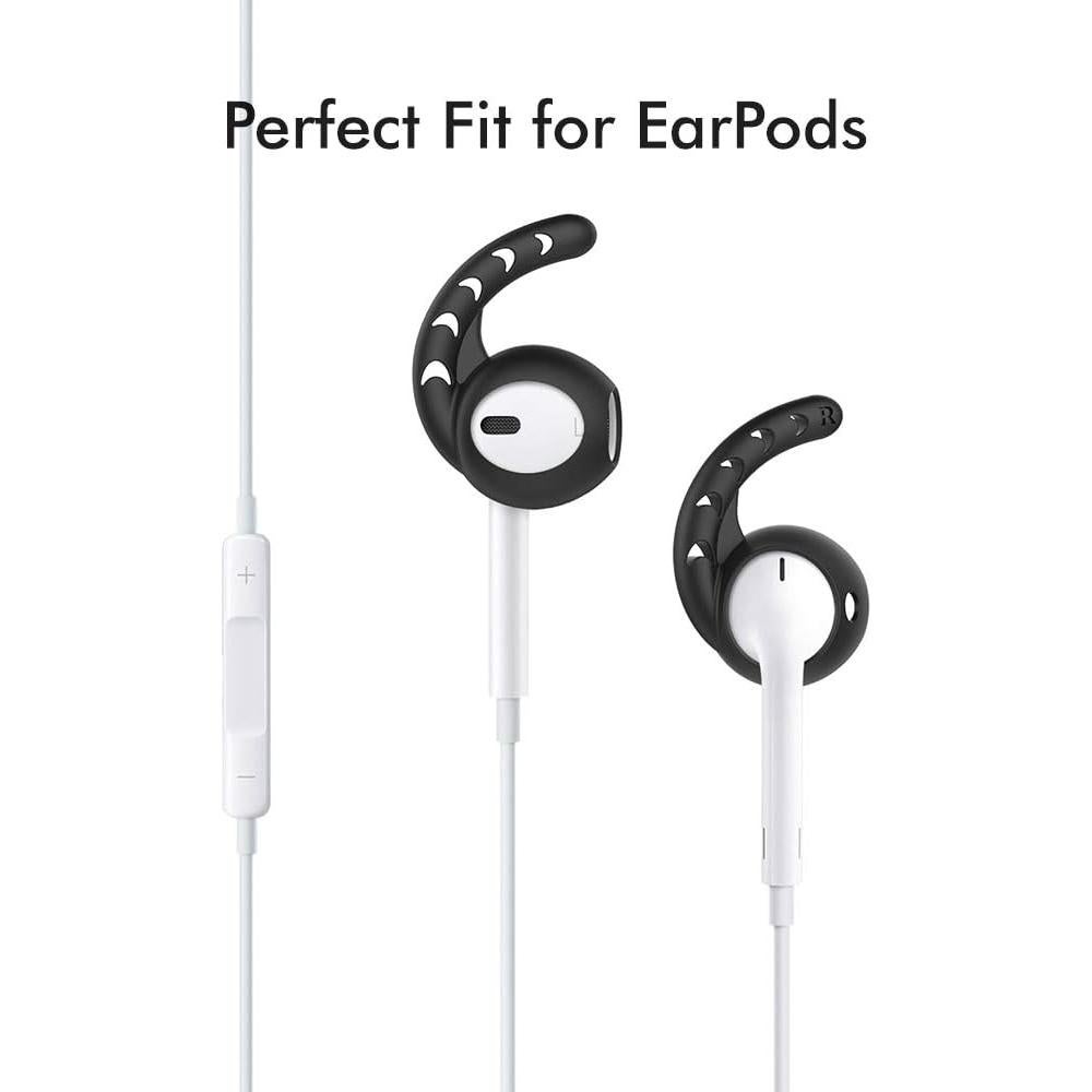 Ganchos para Orejas AhaStyle Silicona Negro para AirPods