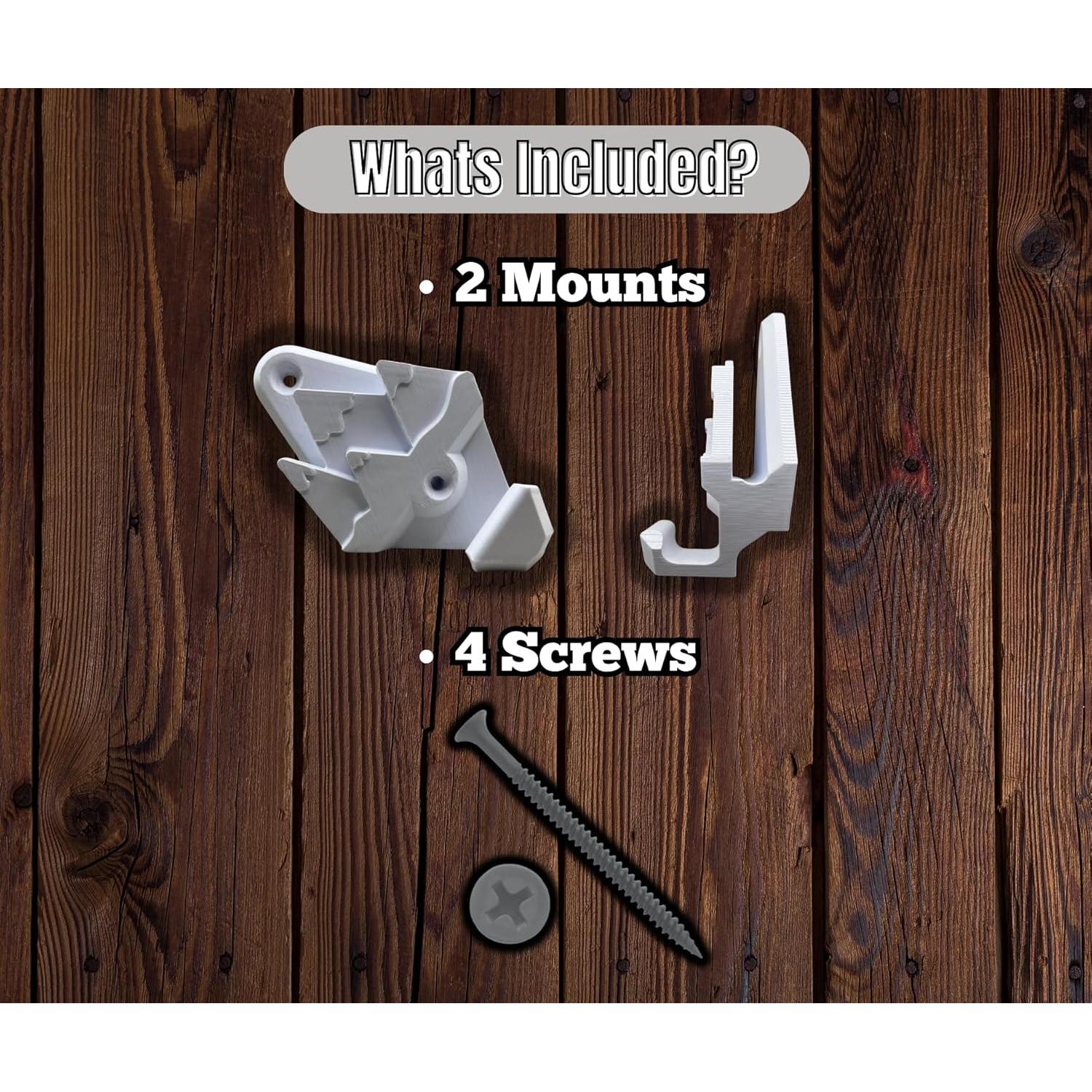 Soporte de Pared para Snowboard Impresión 3D Negro Universal